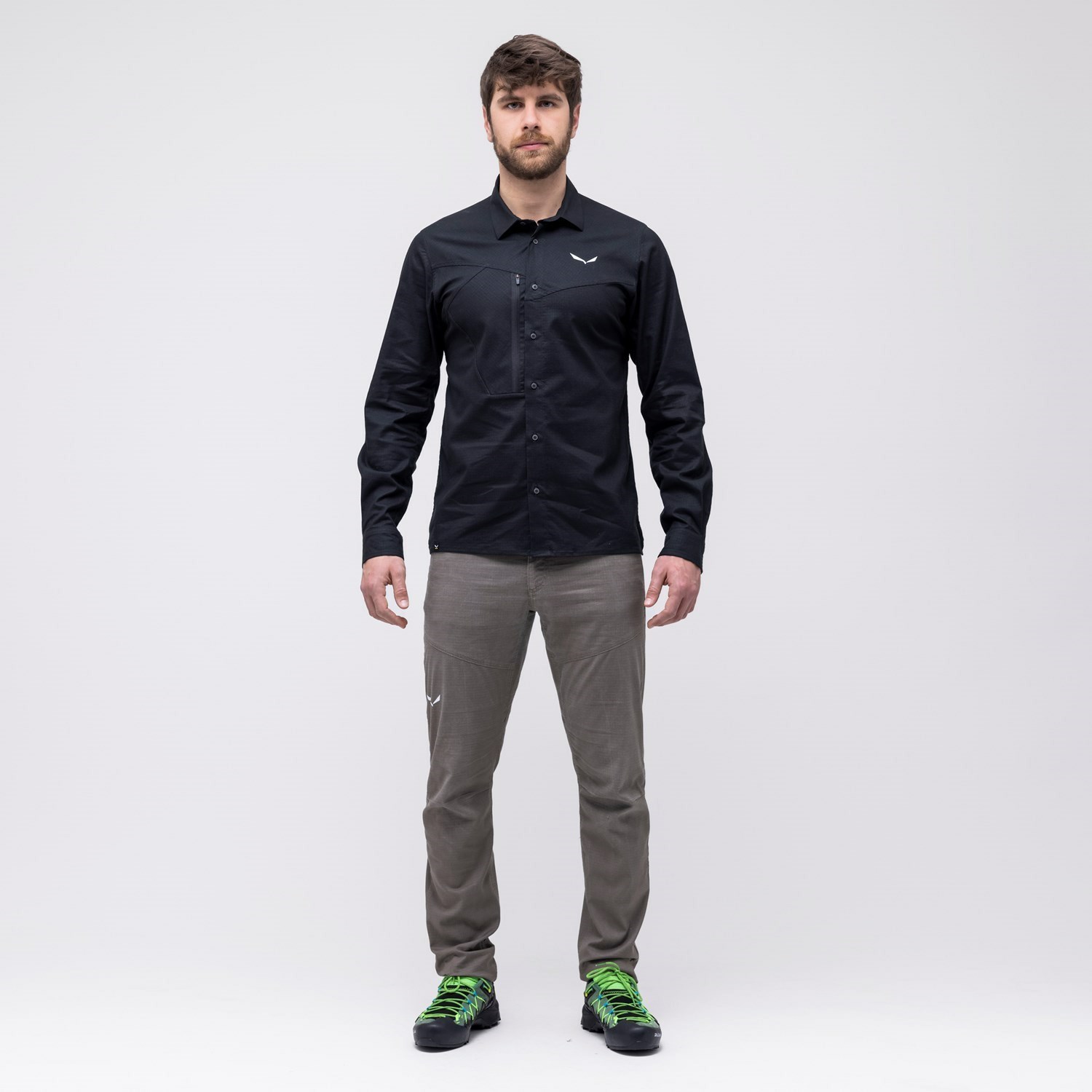 Férfi Salewa 5 Pockets Alpine Hemp Softshell Nadrág Barna | 1396-XKDIO