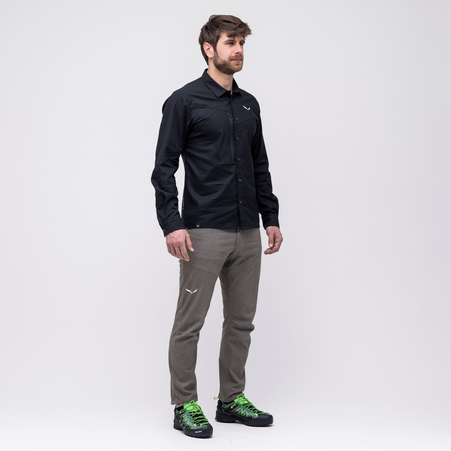 Férfi Salewa 5 Pockets Alpine Hemp Softshell Nadrág Barna | 1396-XKDIO