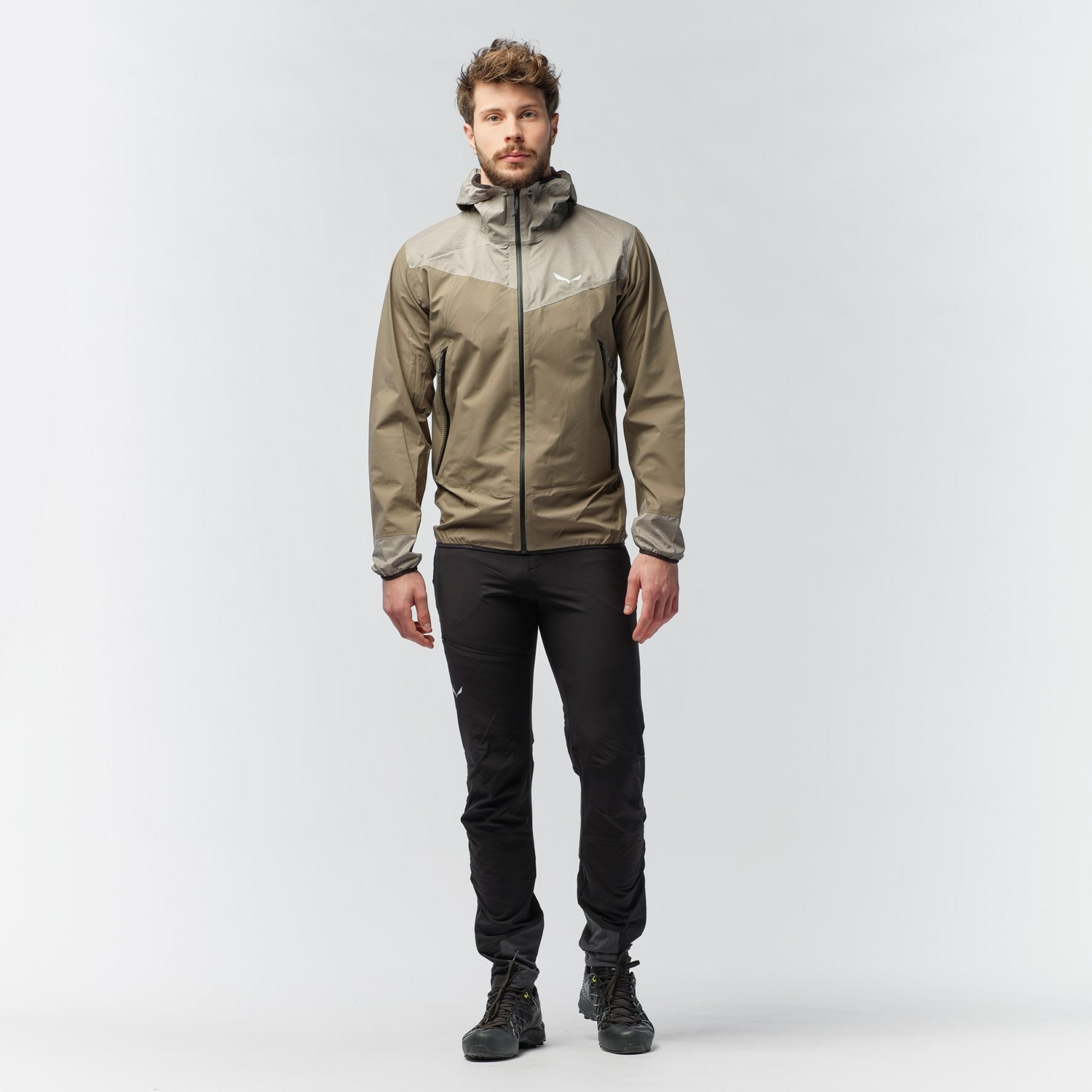 Férfi Salewa Agner Orval 2 Durastretch Softshell Nadrág Fekete | 5862-SUTCG