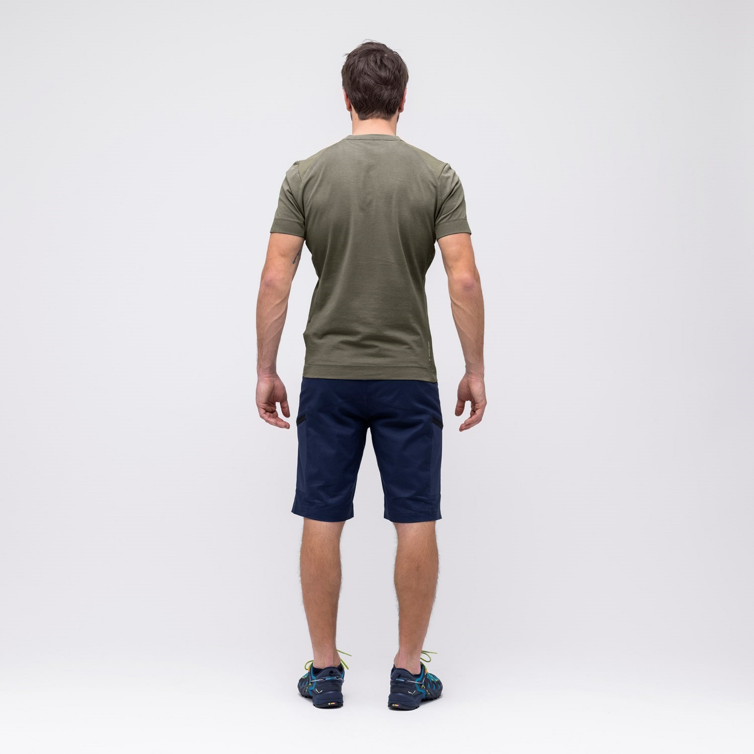 Férfi Salewa Alpine Hemp T-Shirt Rövid Ujjú Ing Barna | 2348-XJCUZ