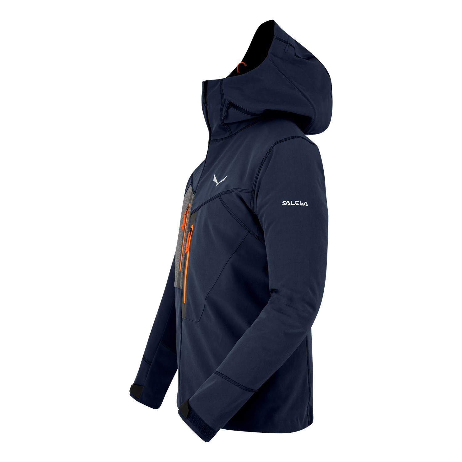 Férfi Salewa Comici Stormwall/ Durastretch Softshell Kabát Sötétkék | 3895-XKAZQ