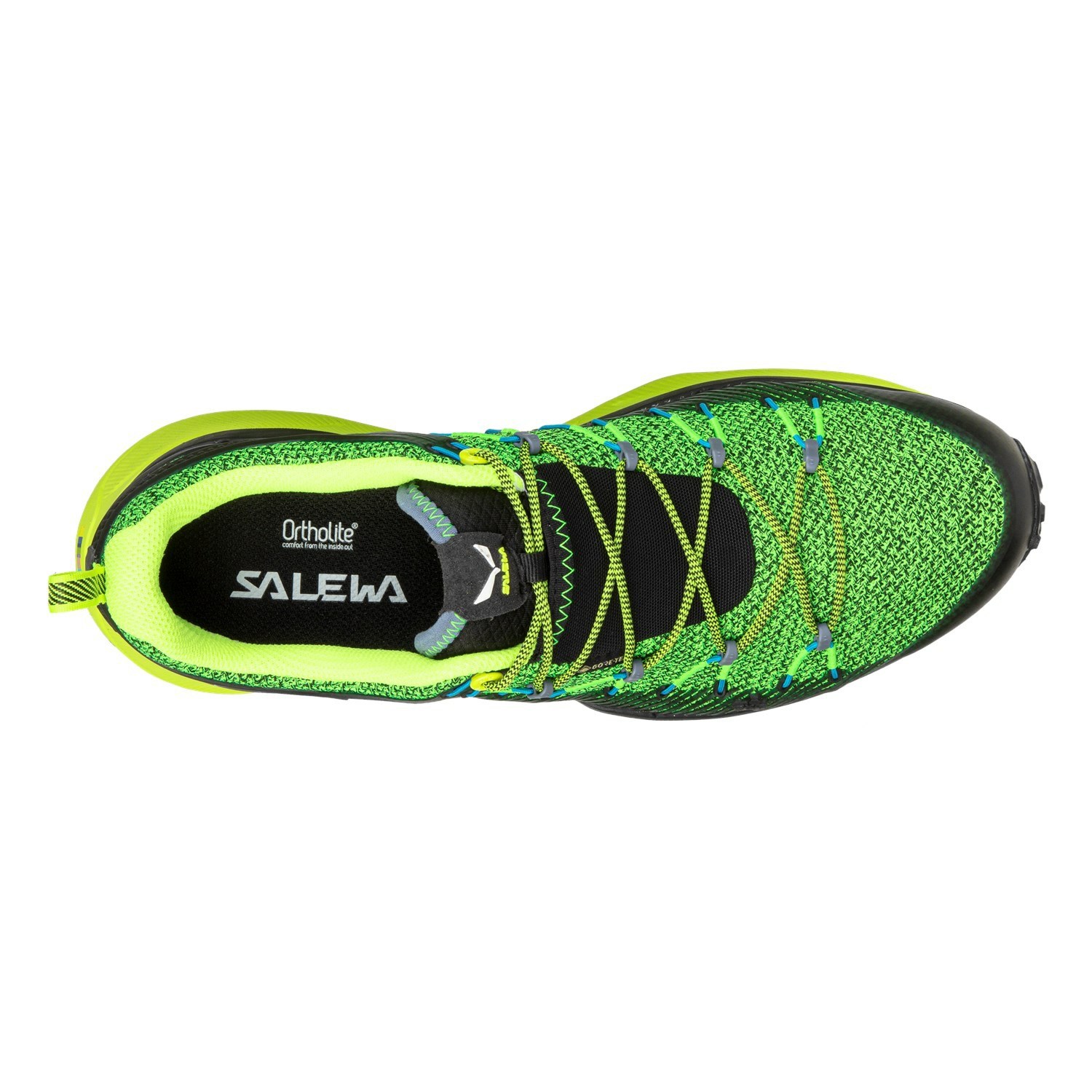 Férfi Salewa Dropline GORE-TEX® Túracipő Zöld Fekete | 8653-ABKLF