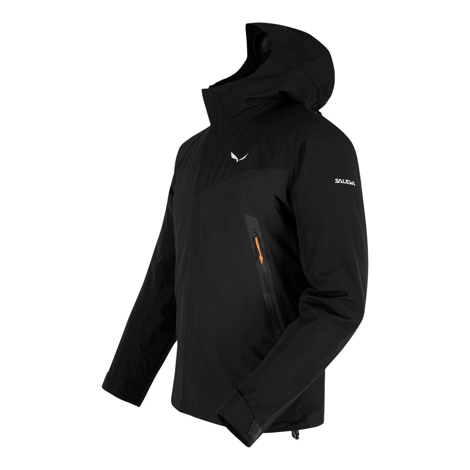 Férfi Salewa Moiazza GORE-TEX® Hardshell Kabát Fekete | 8216-DXETZ