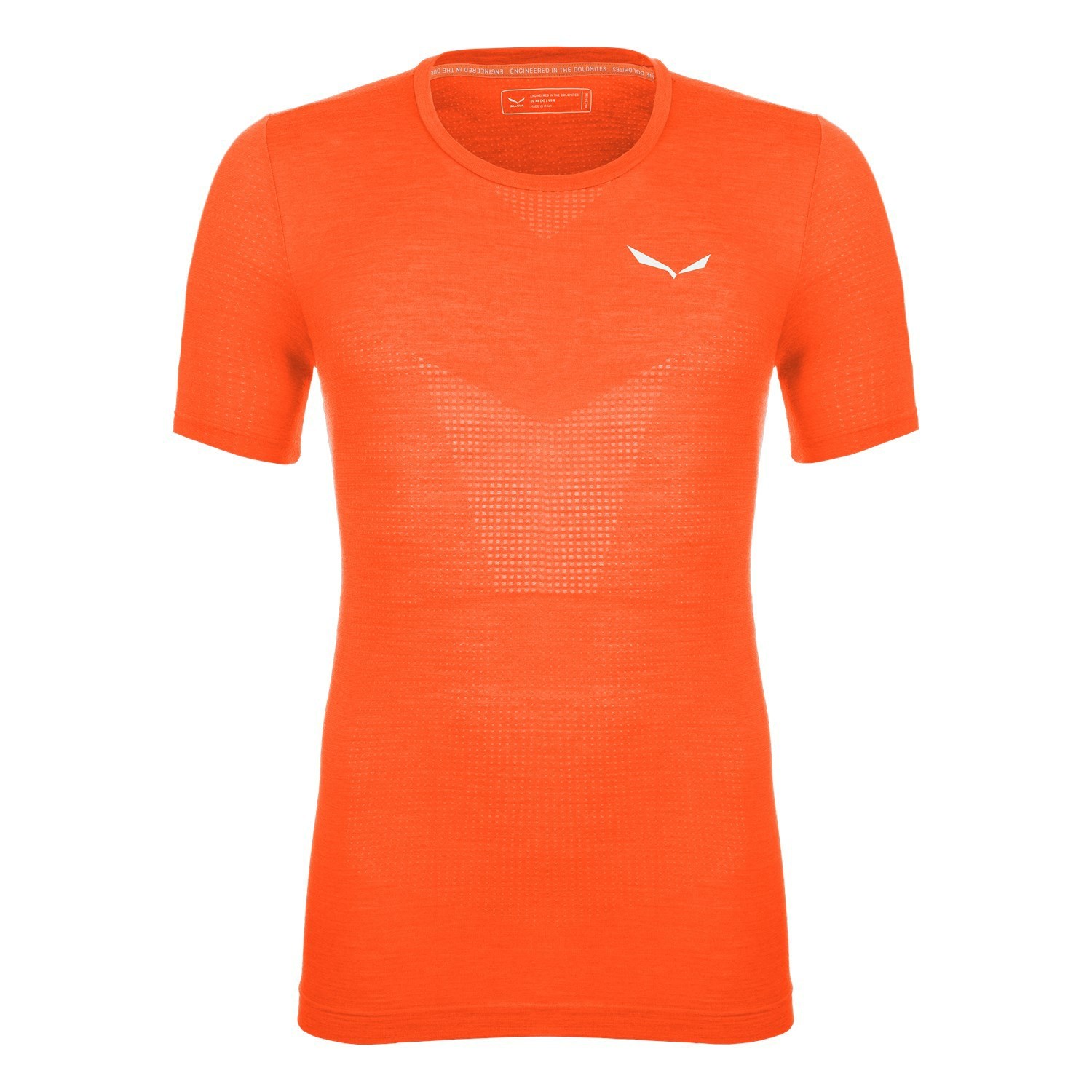 Férfi Salewa Pedroc Merino Responsive Seamless T-Shirt Rövid Ujjú Ing Narancssárga | 7520-IKSBQ