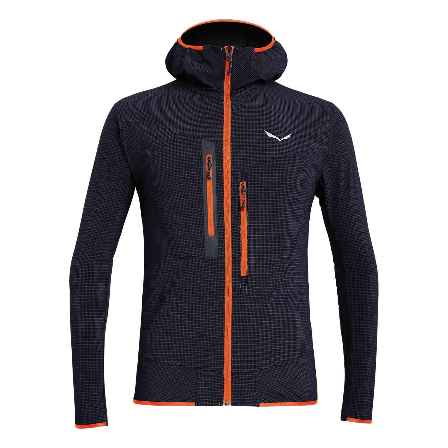 Férfi Salewa Puez 2 Durastretch Csuklyás Softshell Kabát Sötétkék | 2436-GINSP