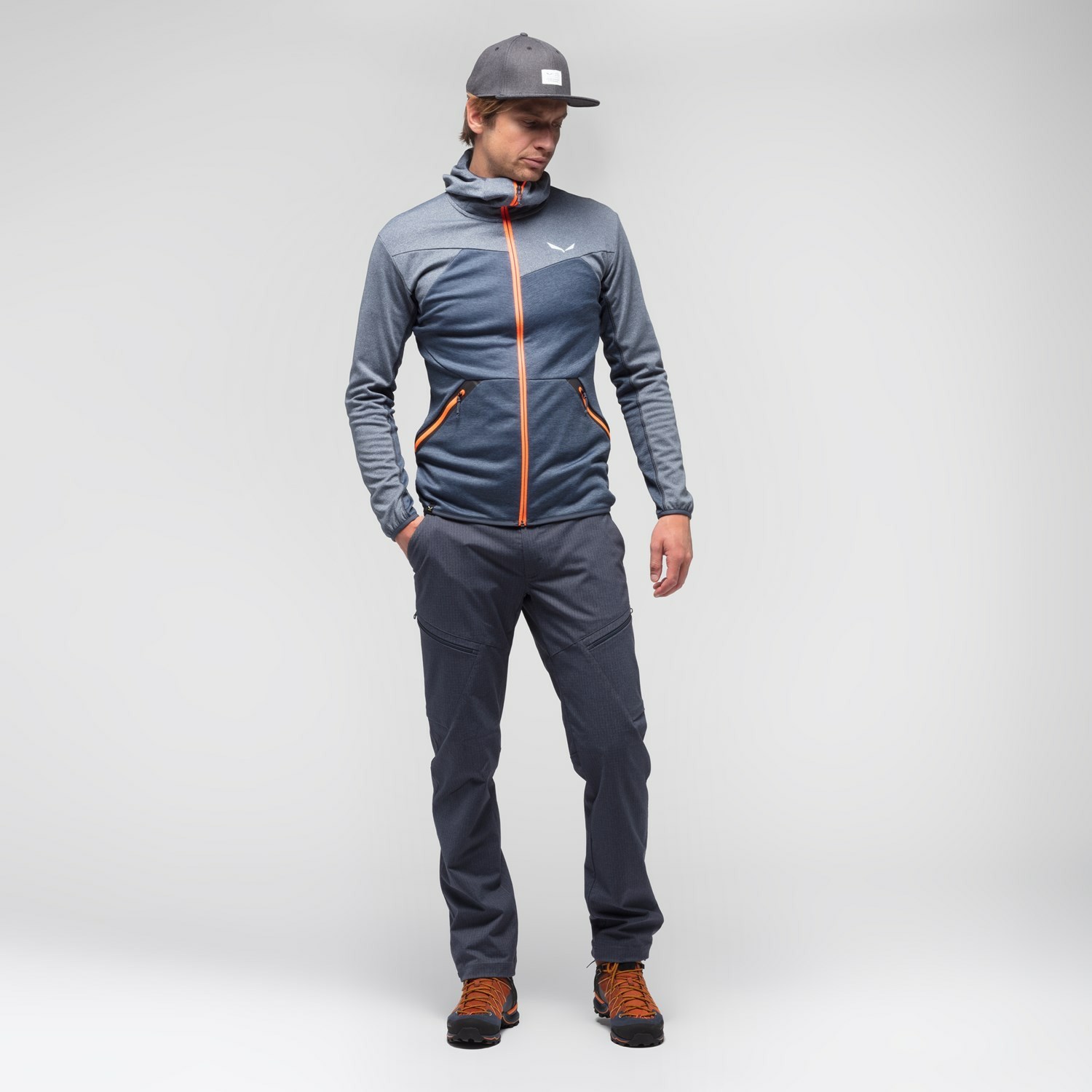 Férfi Salewa Puez Concept Durastretch Softshell Nadrág Fekete | 5824-NECTX