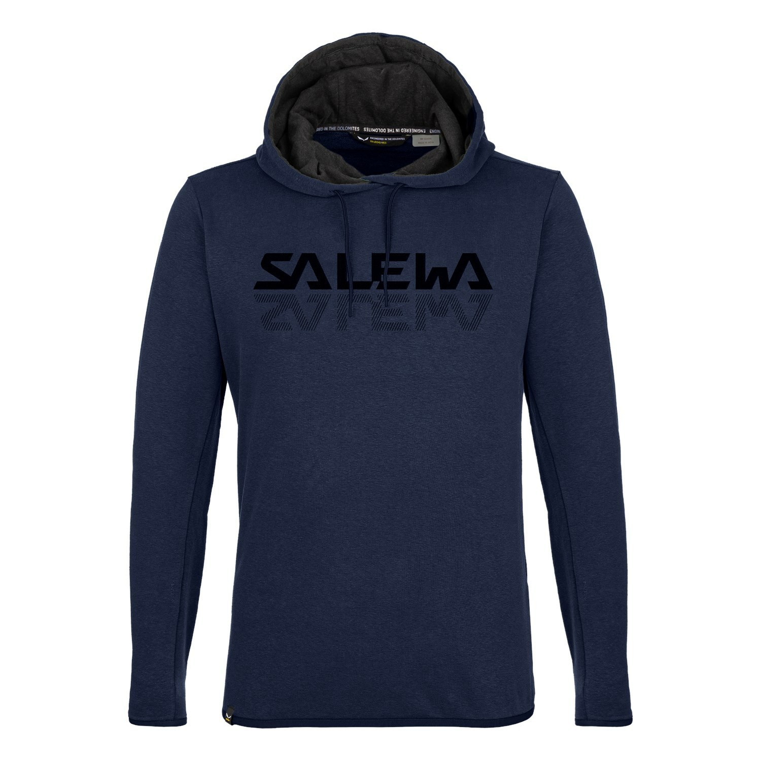 Férfi Salewa Puez Hemp Logo Hoodie Kapucnis Pulóver Zöld | 3847-ZMIED