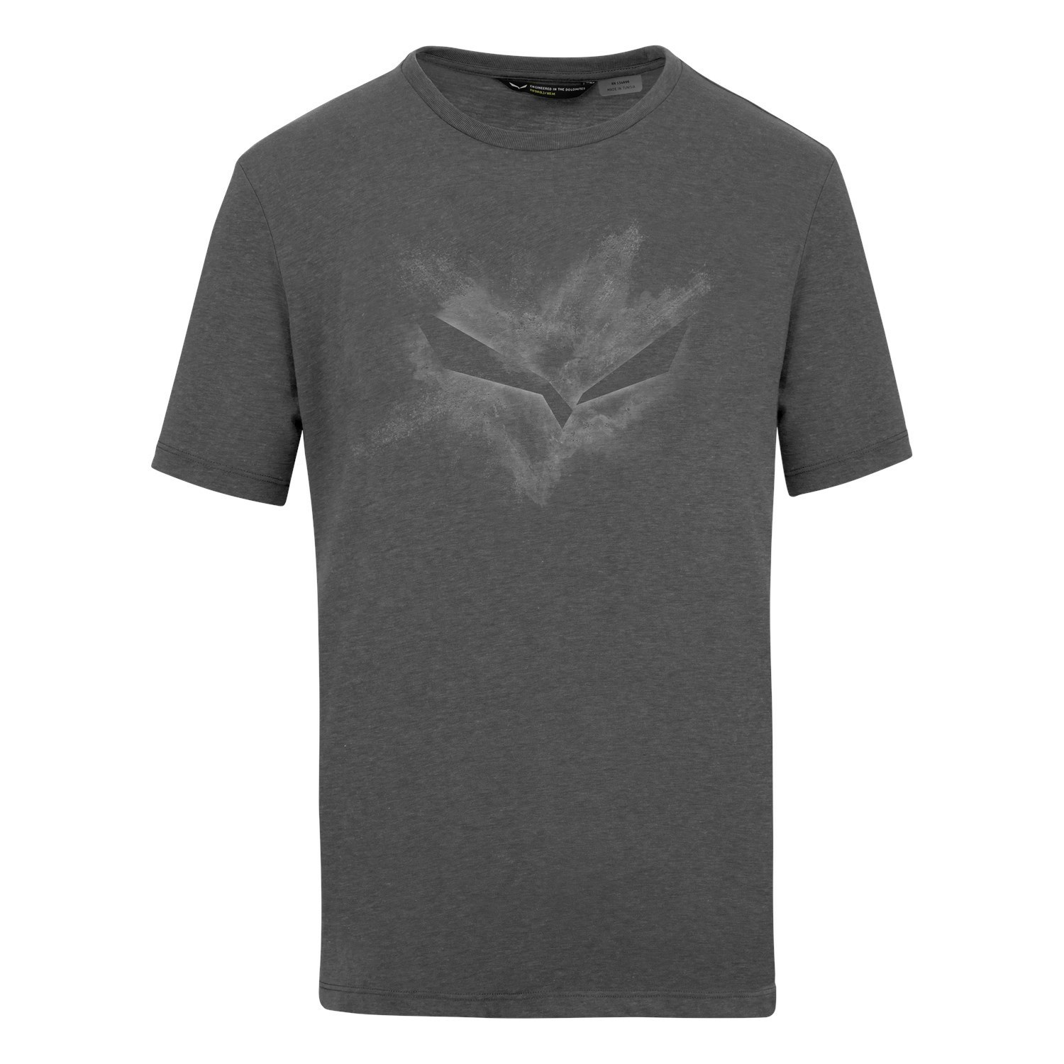 Férfi Salewa Pure Chalk Dryton T-Shirt Rövid Ujjú Ing Szürke | 4375-GACRM