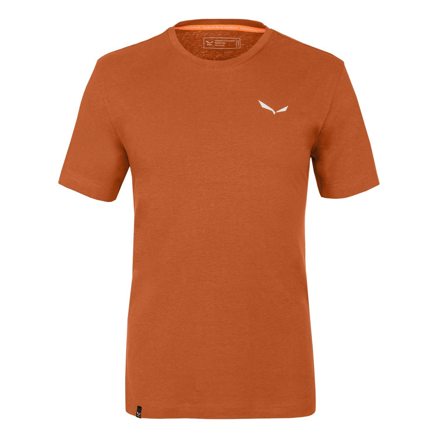 Férfi Salewa Pure Dolomites Hemp T-Shirt Rövid Ujjú Ing Narancssárga | 3269-KQWJZ