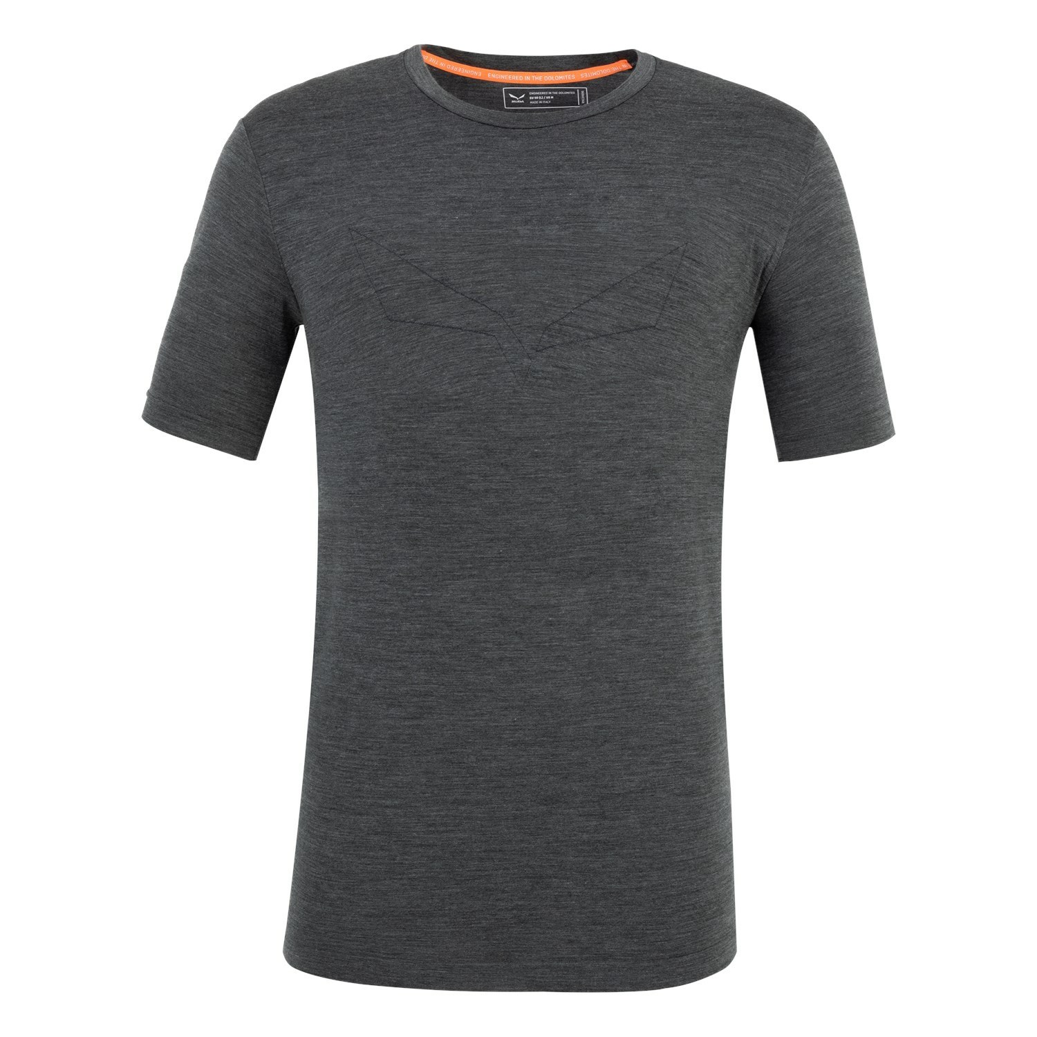 Férfi Salewa Pure Eagle Merino Responsive Seamless T-Shirt Rövid Ujjú Ing Szürke | 5913-HAYLW