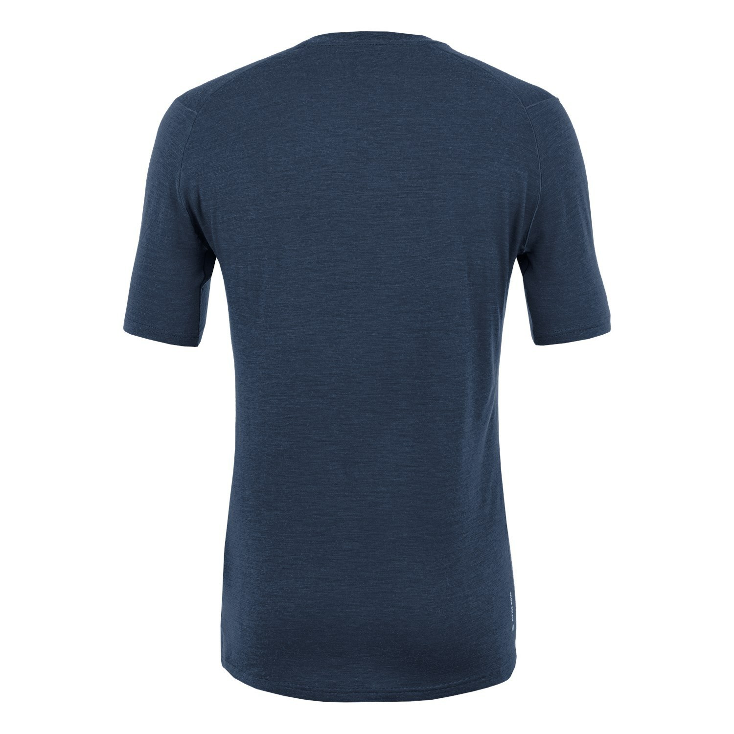 Férfi Salewa Pure Logo Alpine Merino Responsive T-Shirt Rövid Ujjú Ing Sötétkék | 4013-TVXQF