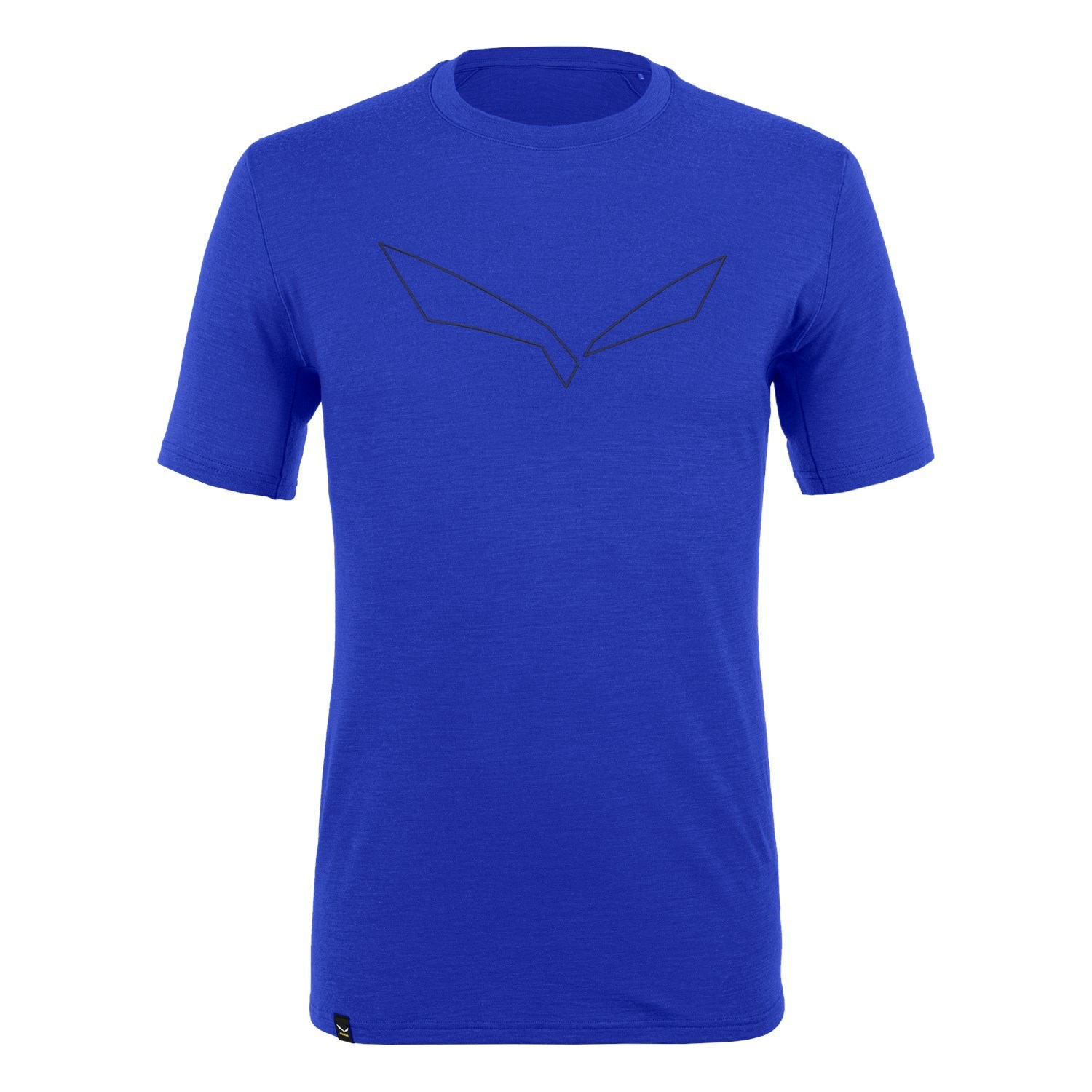 Férfi Salewa Pure Logo Alpine Merino Responsive T-Shirt Rövid Ujjú Ing Kék | 5962-QUDGV