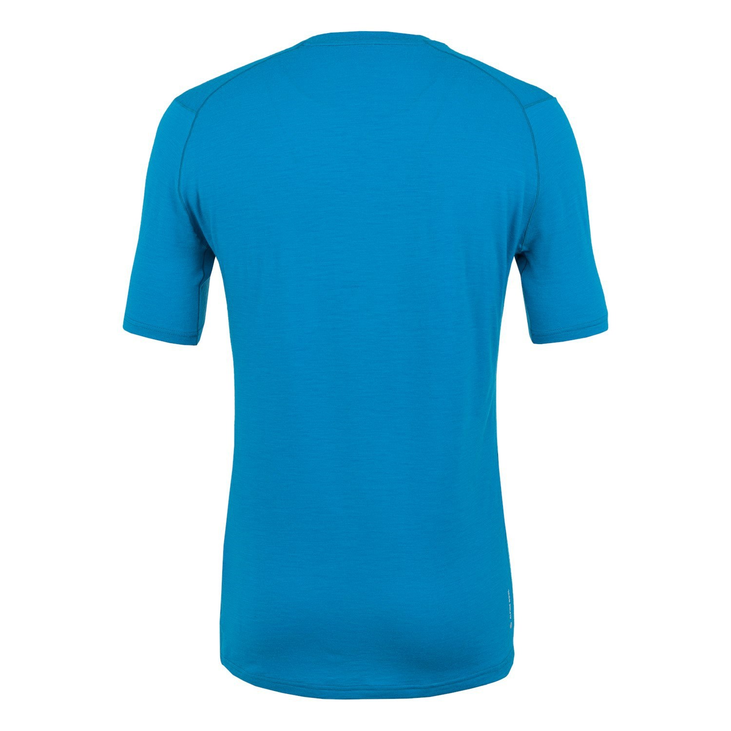 Férfi Salewa Pure Logo Alpine Merino Responsive T-Shirt Rövid Ujjú Ing Kék | 9324-UNHTJ