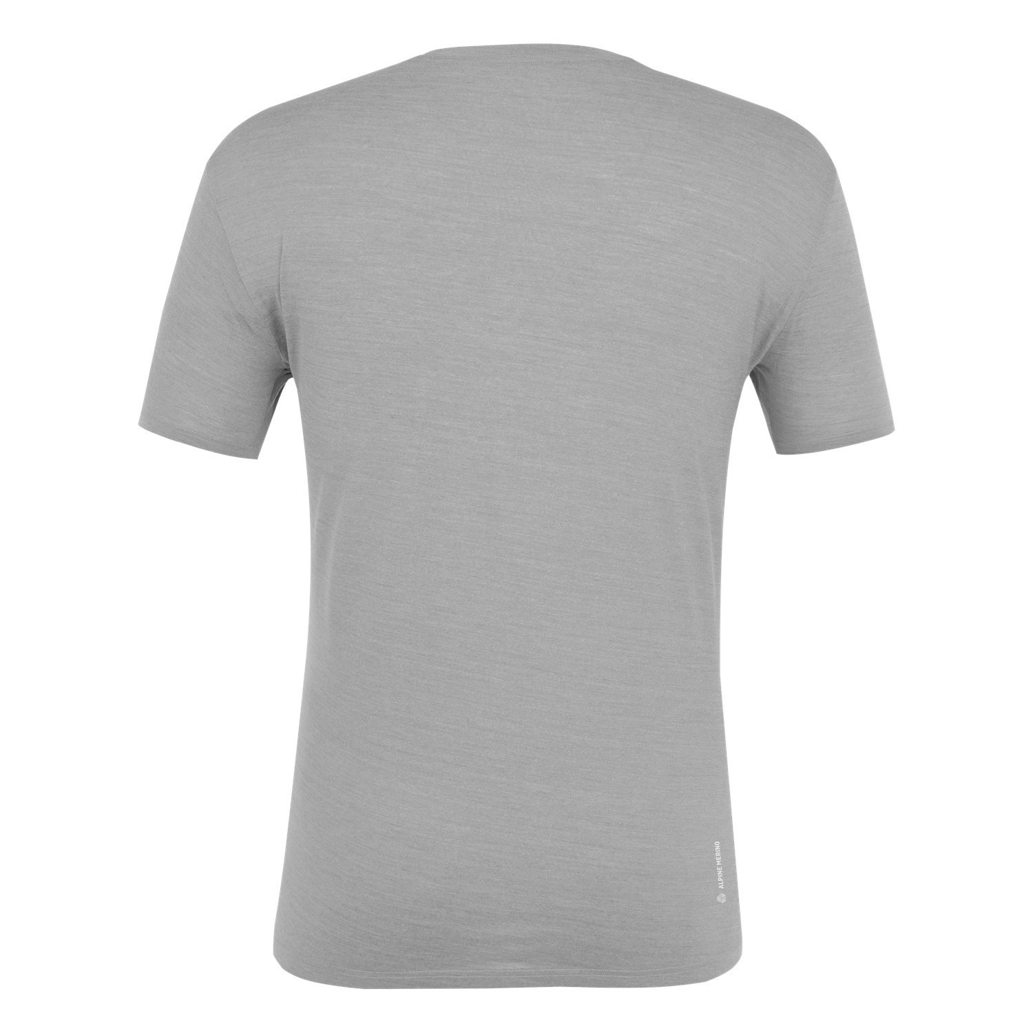 Férfi Salewa Pure Logo Pocket Merino T-Shirt Rövid Ujjú Ing Szürke | 1248-NKPJZ