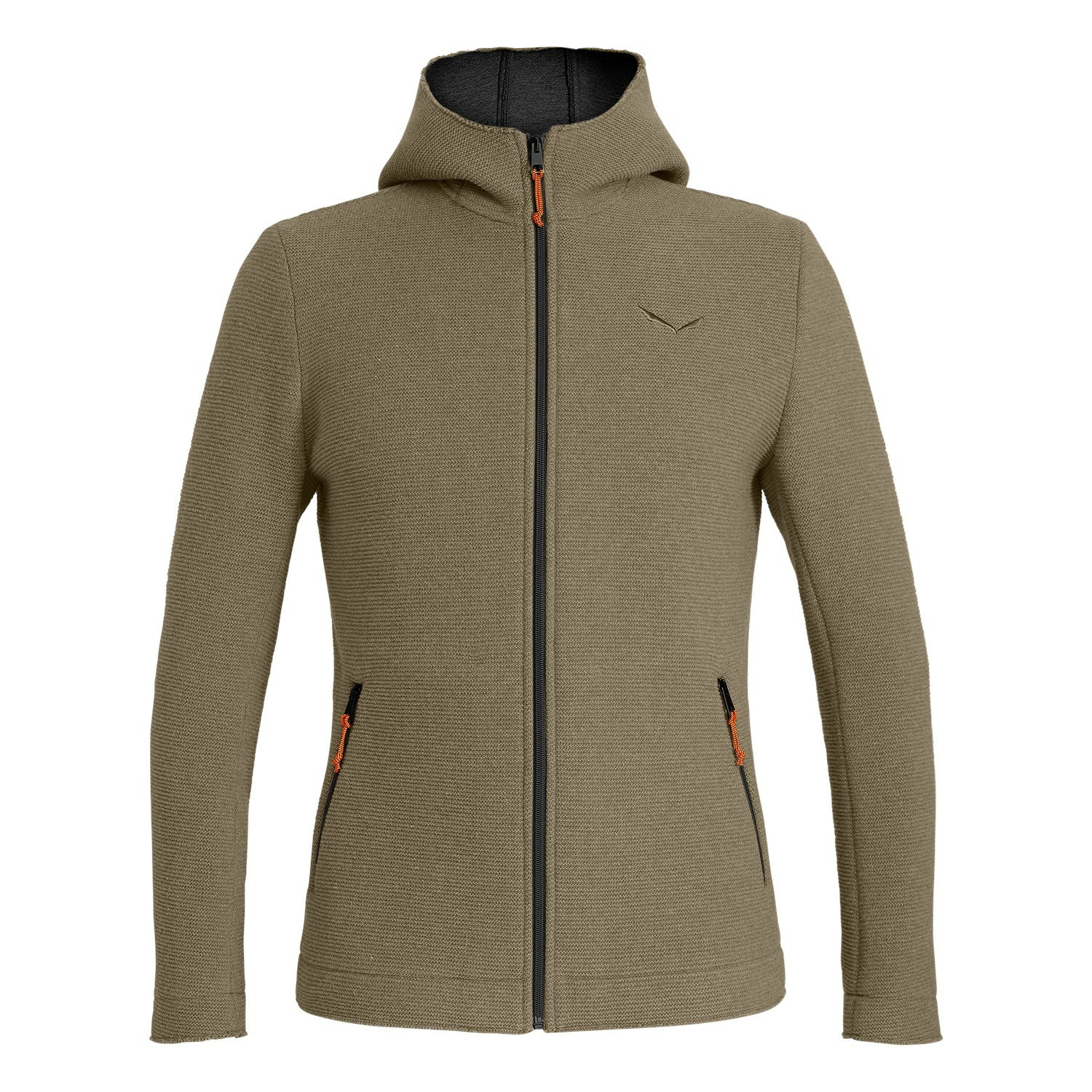 Férfi Salewa SARNER 2L WOOL - HOODED JACKET Kapucnis Pulóver Zöld | 0389-HLVTS