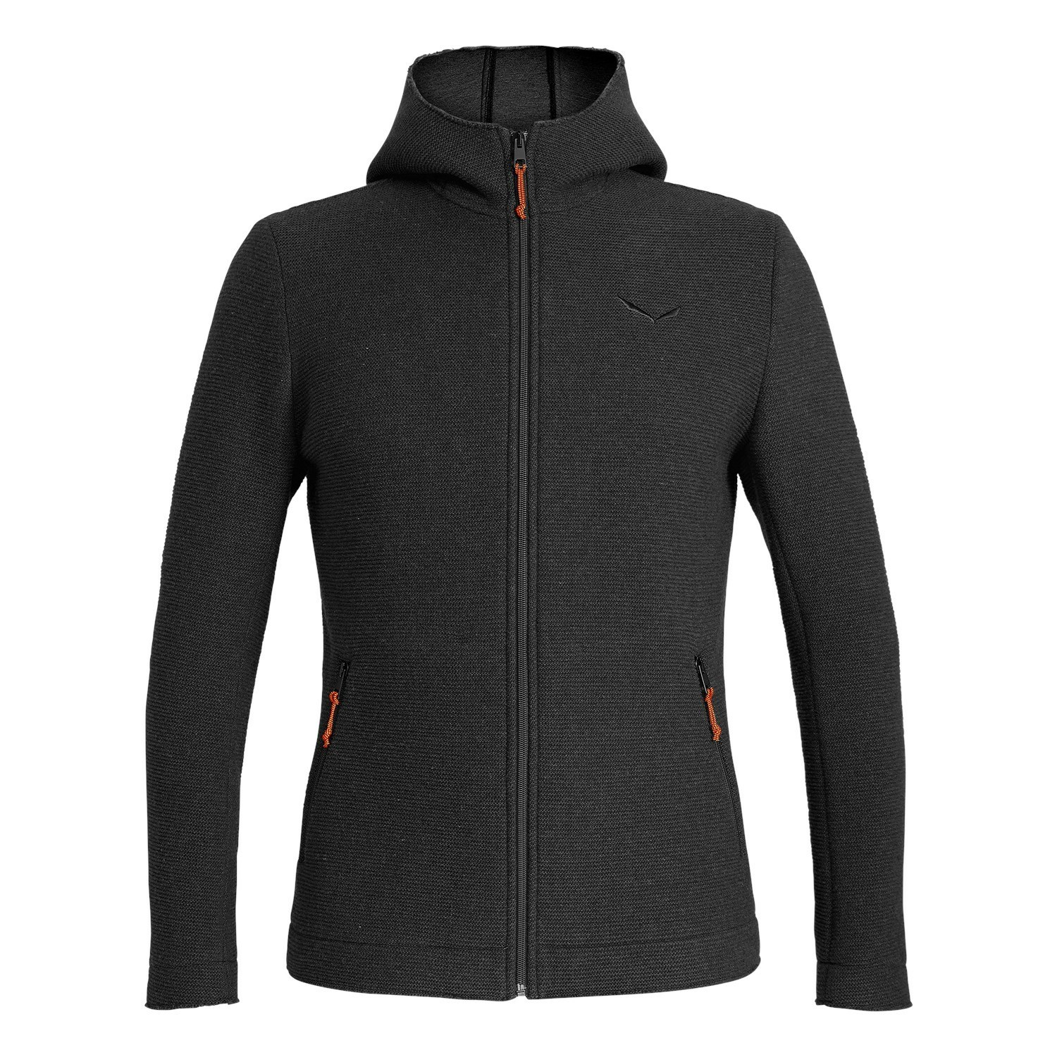 Férfi Salewa SARNER 2L WOOL - HOODED JACKET Kapucnis Pulóver Fekete | 9781-GAFRL