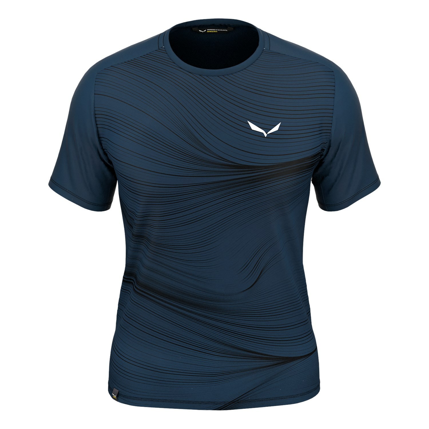 Férfi Salewa Seceda Dry T-Shirt Rövid Ujjú Ing Narancssárga | 6913-PCBMZ