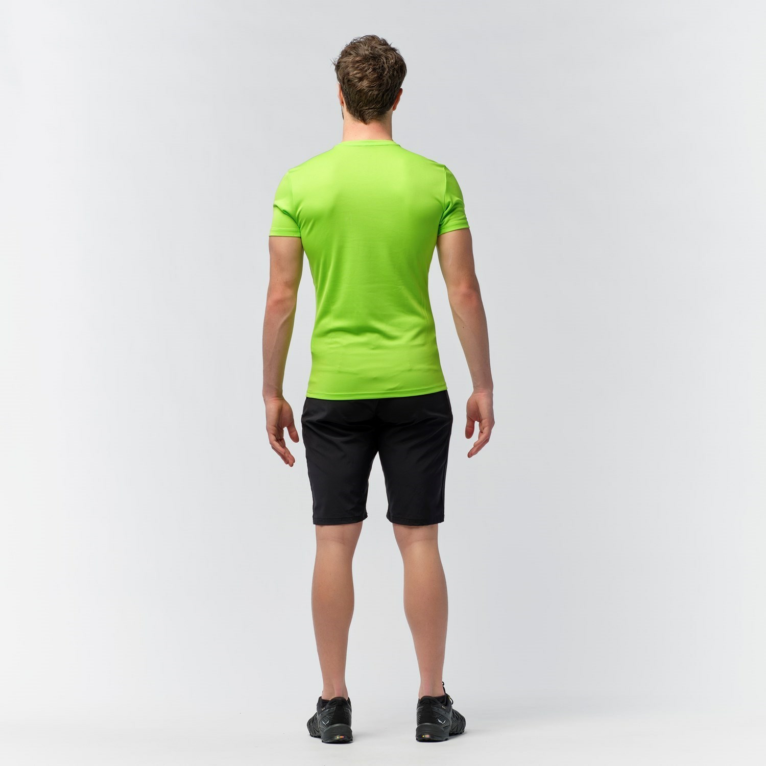 Férfi Salewa Sportos Graphic Dry T-shirt Rövid Ujjú Ing Zöld | 2841-OBIKU