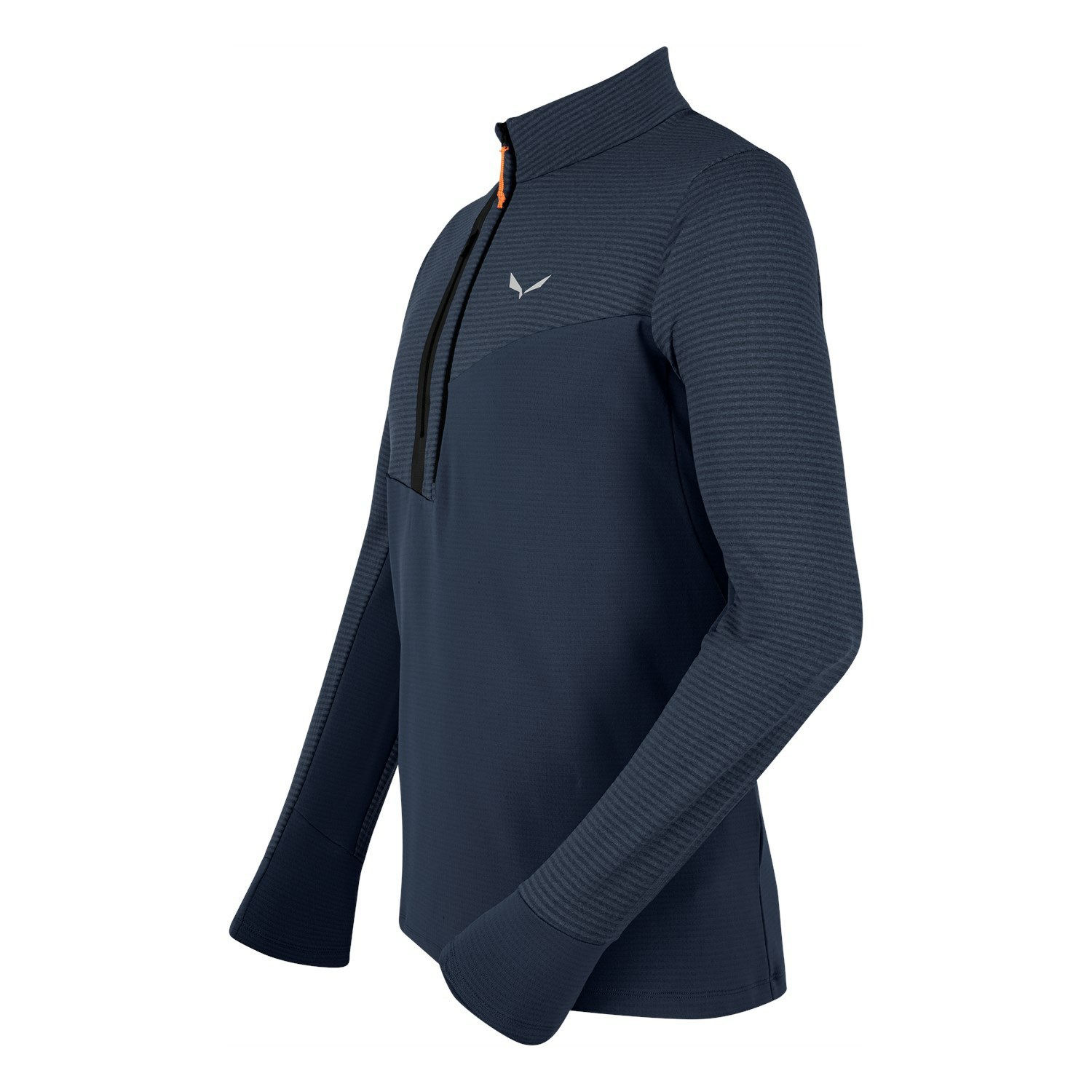 Férfi Salewa Vajolet Polarlite Responsive Half Zip Fleece Hosszú Ujjú Ing Sötétkék | 0248-GDNFT