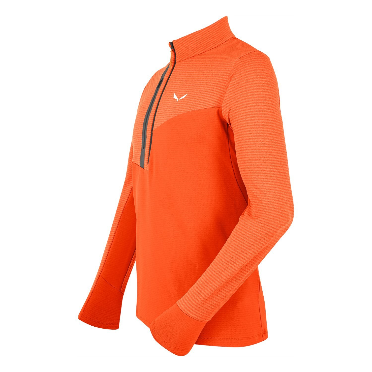 Férfi Salewa Vajolet Polarlite Responsive Half Zip Fleece Hosszú Ujjú Ing Narancssárga | 1280-OYQKN