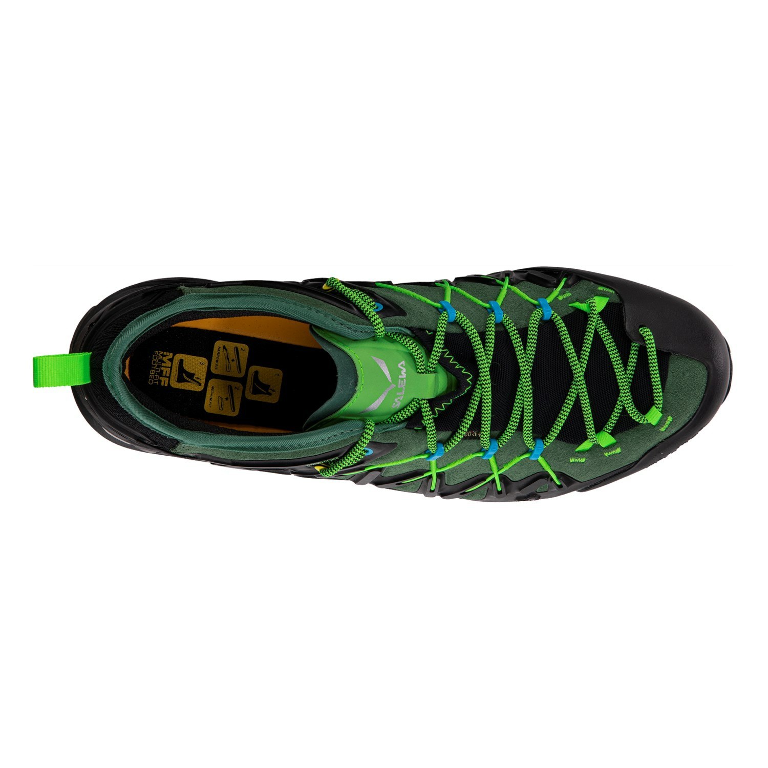 Férfi Salewa Wildfire Edge GORE-TEX® Túracipő Zöld Fekete | 9503-GYHMA