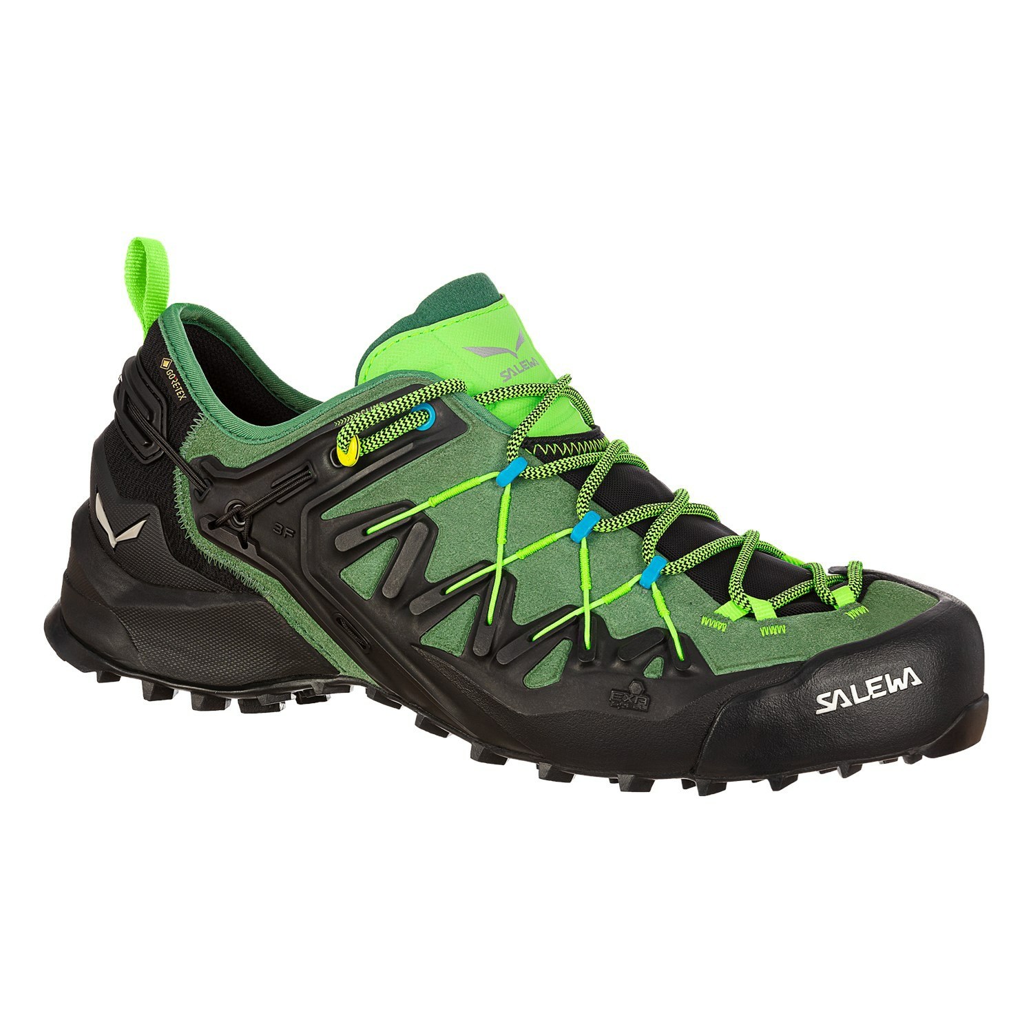 Férfi Salewa Wildfire Edge GORE-TEX® Túracipő Zöld Fekete | 9503-GYHMA