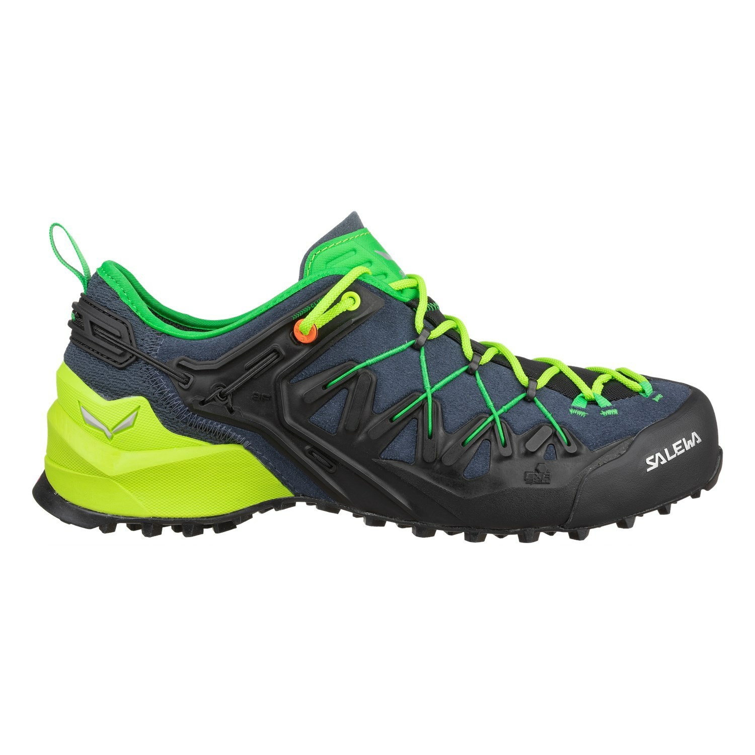 Férfi Salewa Wildfire Edge Túracipő Fekete Sötétkék | 3695-QHNCZ