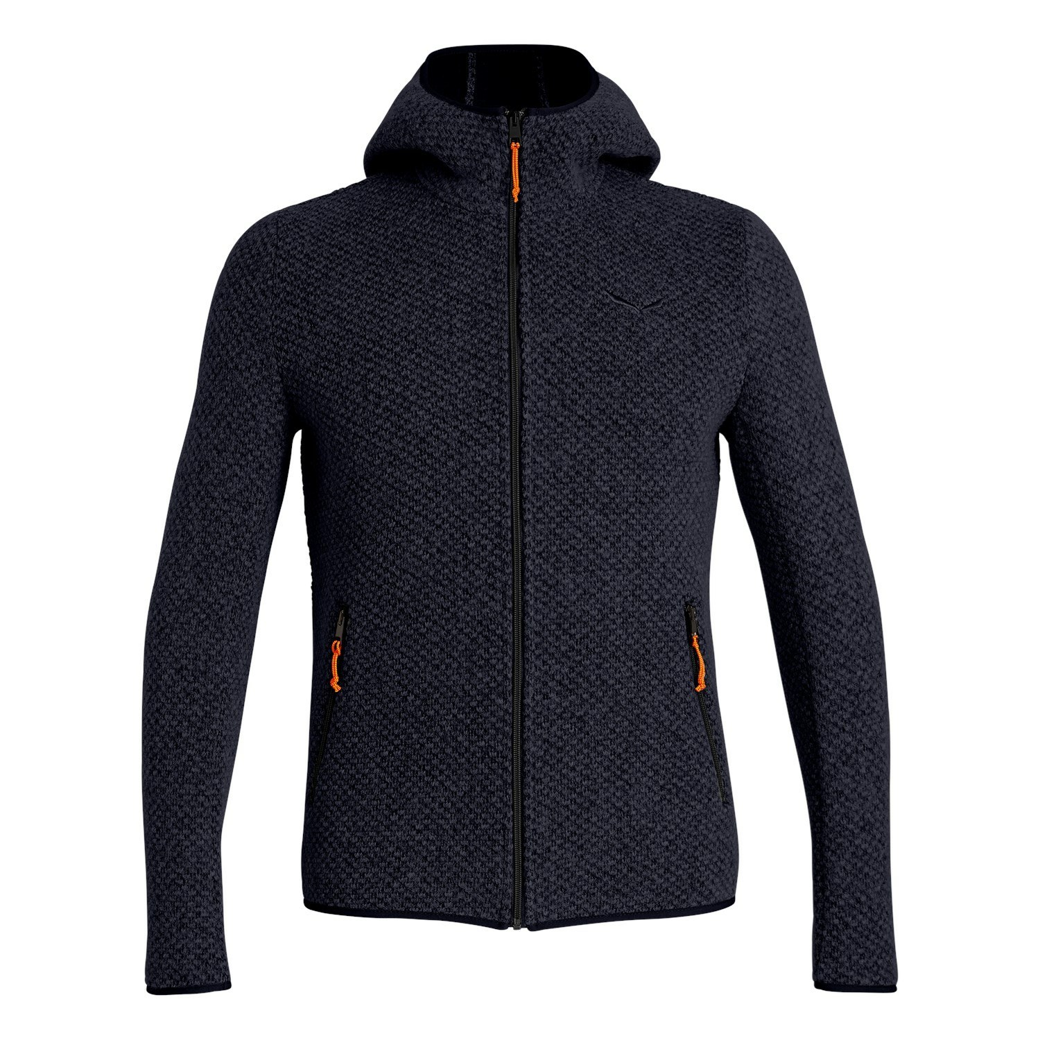 Férfi Salewa Woolen 2L Hoody Kapucnis Pulóver Sötétkék | 7109-SVWTF