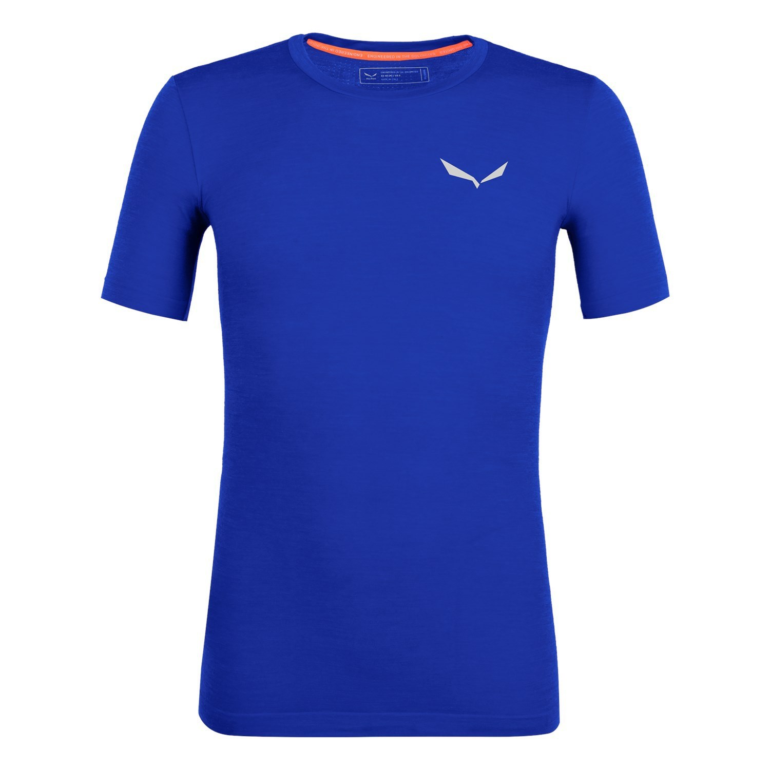 Férfi Salewa Zebru Fresh Merino Responsive T-Shirt Rövid Ujjú Ing Kék | 7964-LIXGY