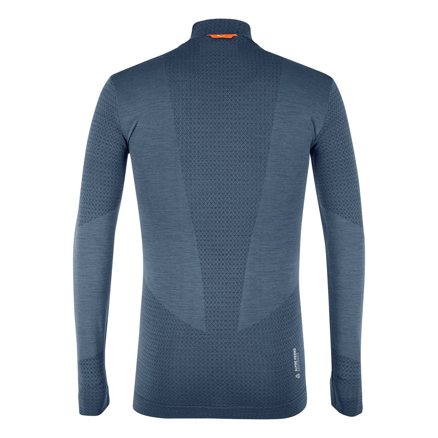 Férfi Salewa Zebru Responsive Half Zip Tee Hosszú Ujjú Ing Kék | 4629-AIFTK