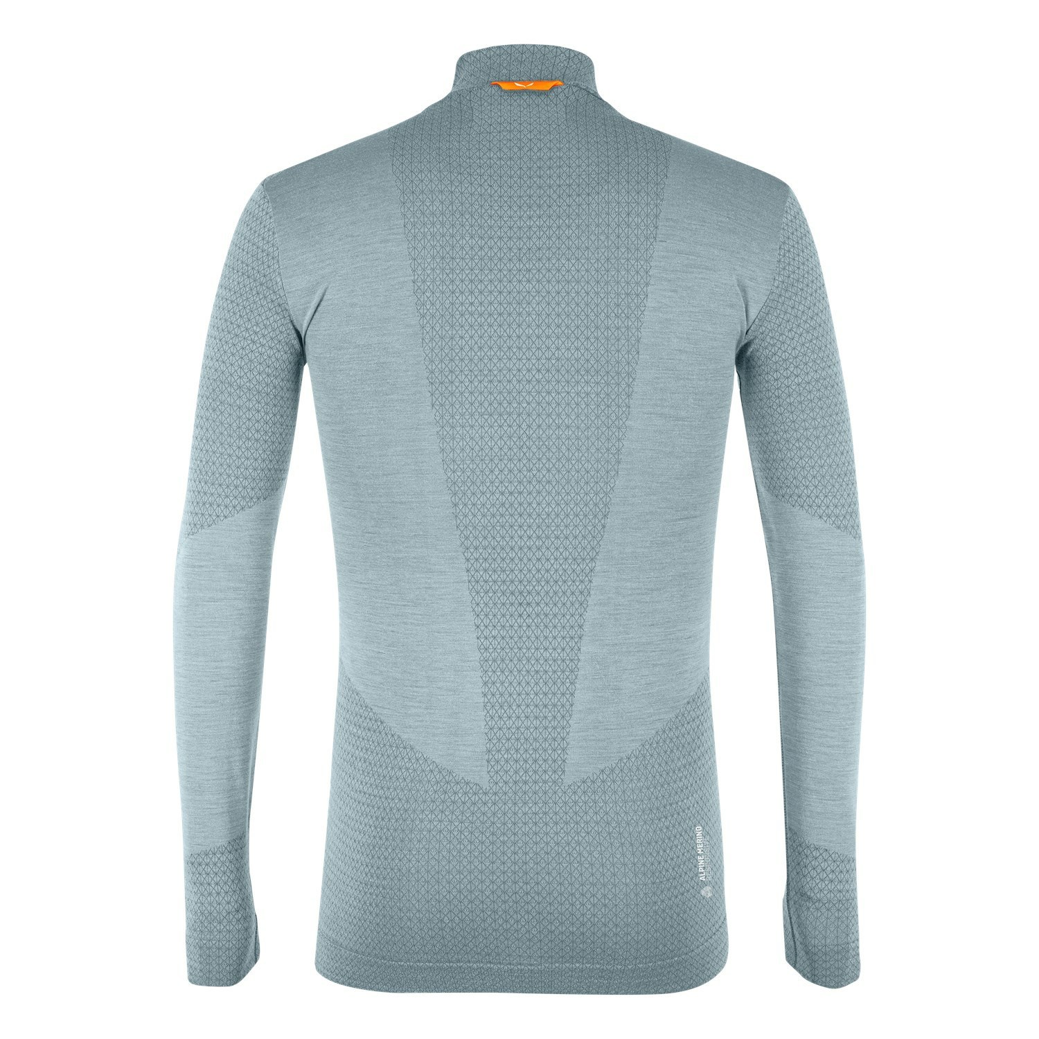 Férfi Salewa Zebru Responsive Half Zip Tee Hosszú Ujjú Ing Szürke | 9860-TNYKB