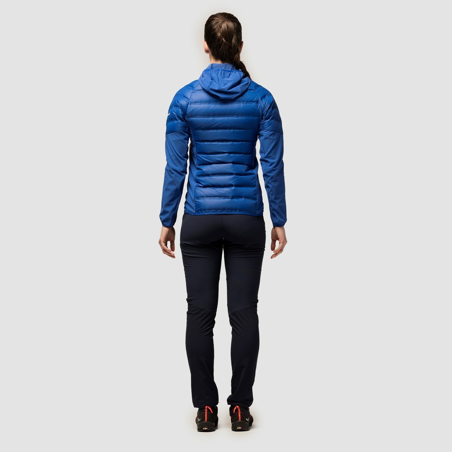 Női Salewa AGNER HYBRID WODOWN JACKET Pehelykabát Kék | 4971-PMDCN