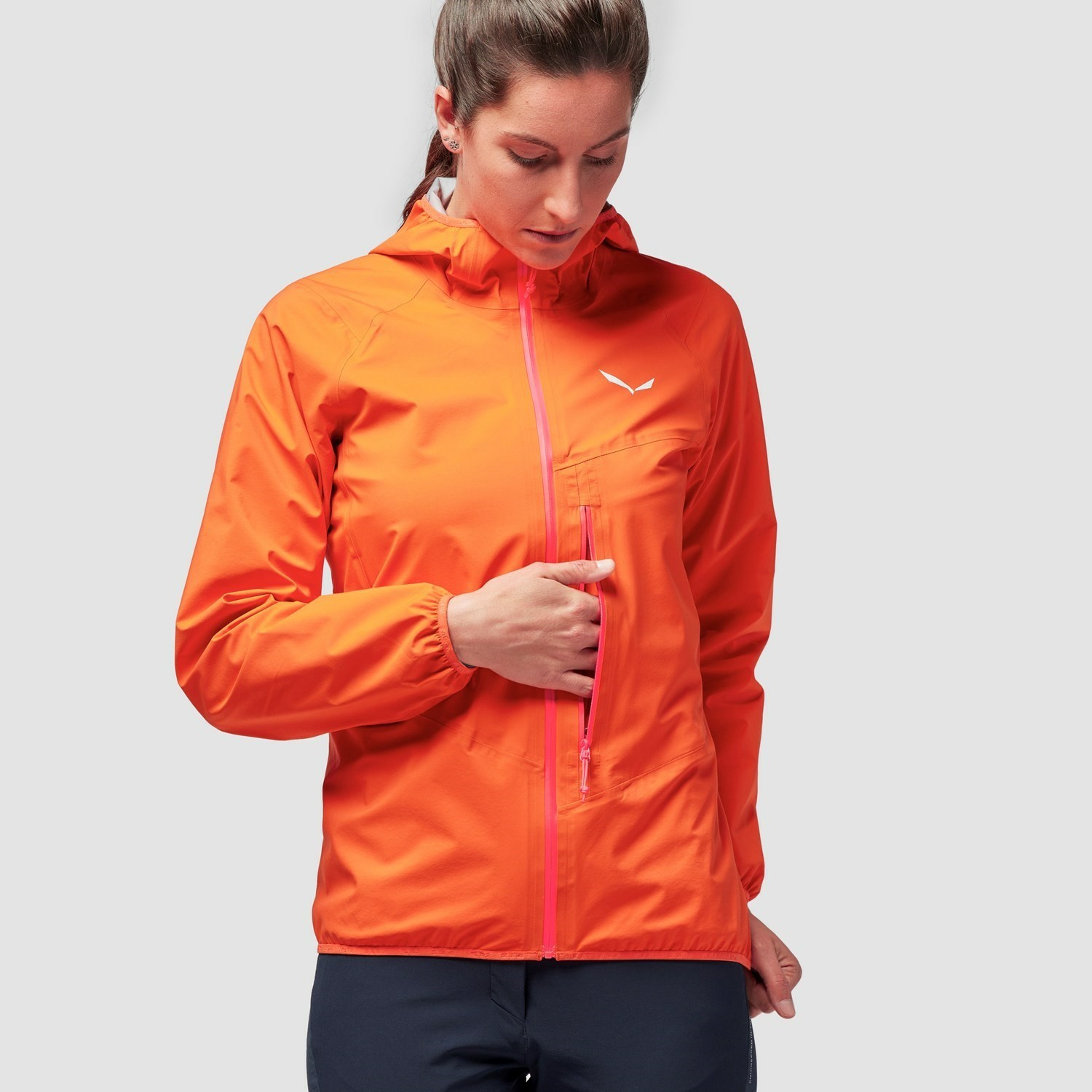 Női Salewa Agner 2 3L Powertex Jacket Hardshell Kabát Narancssárga | 2854-NUXGM