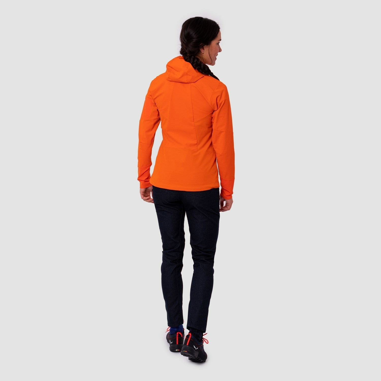 Női Salewa Agner Denim 3 Softshell Nadrág Fekete | 3104-ORSYU