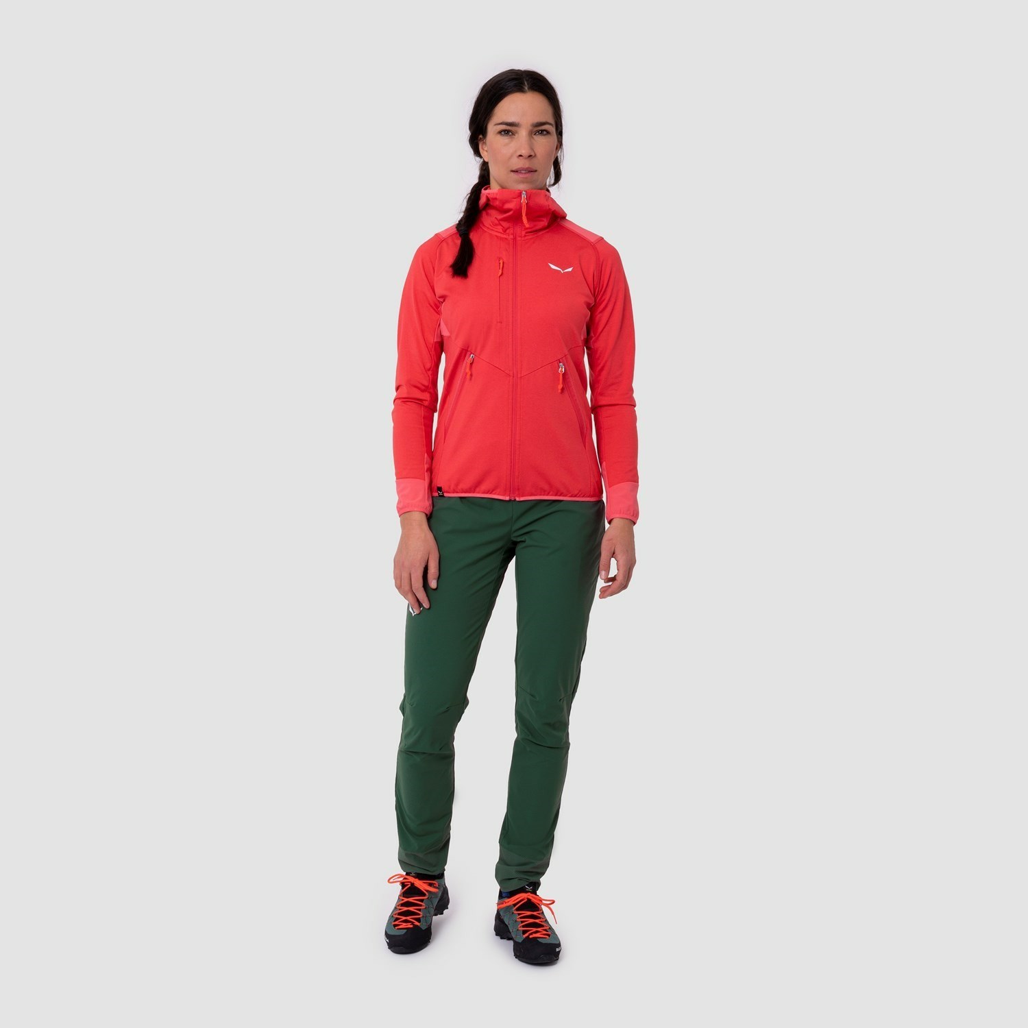 Női Salewa Agner Light Durastretch Softshell Nadrág Zöld | 9873-YPMDE