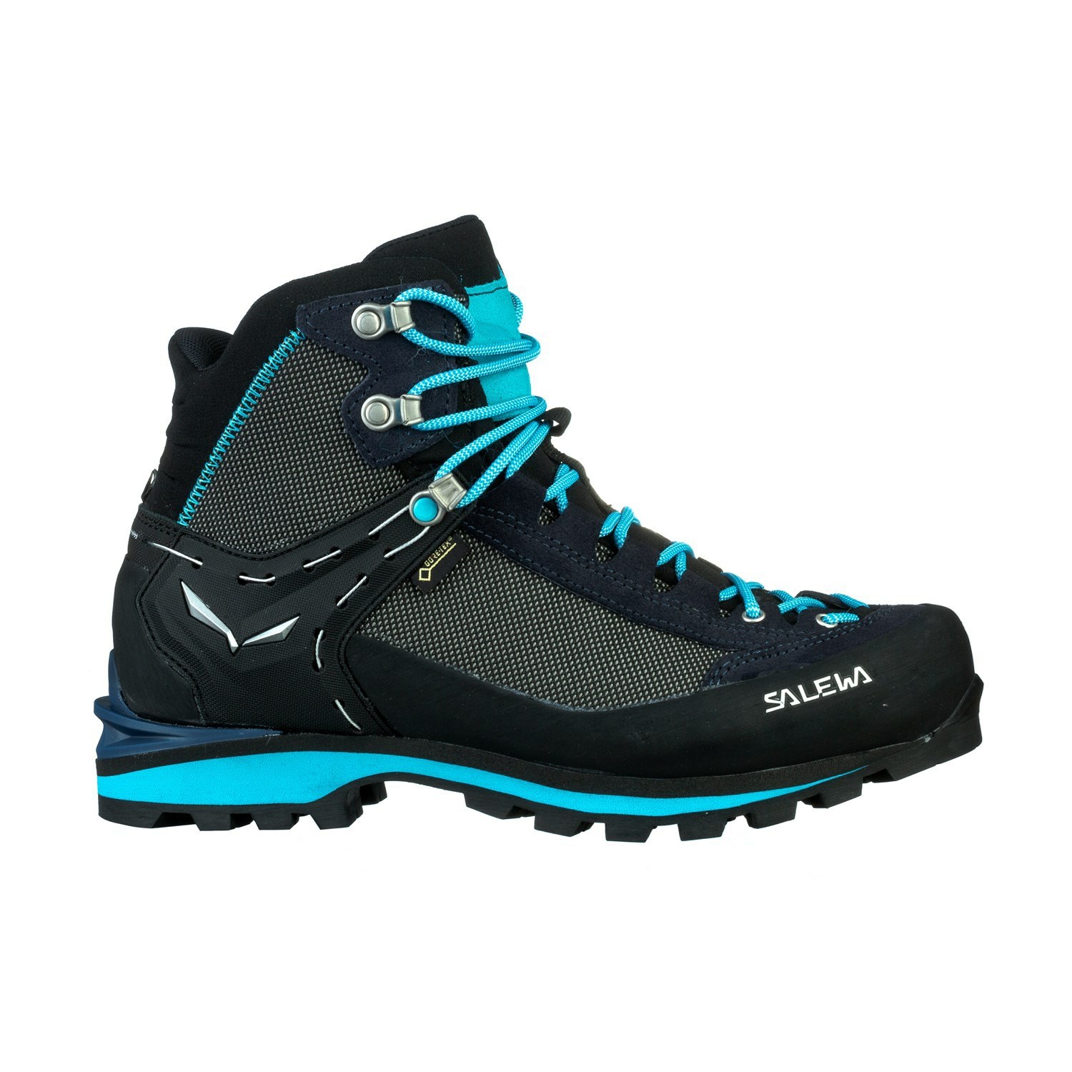 Női Salewa Crow GORE-TEX® Túrabakancs Kék Fekete | 2587-JVXBZ