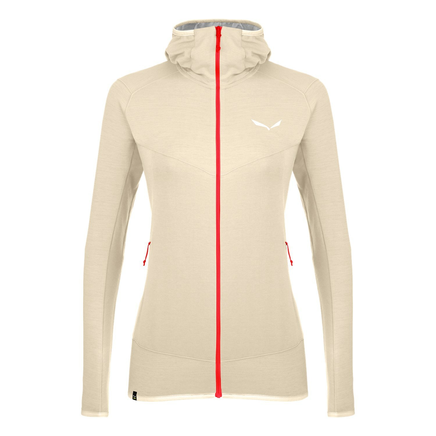 Női Salewa Light Micro Polarlite Full Zip Csuklyás Jacket Kapucnis Pulóver Bézs Narancssárga | 2681-ATFPH