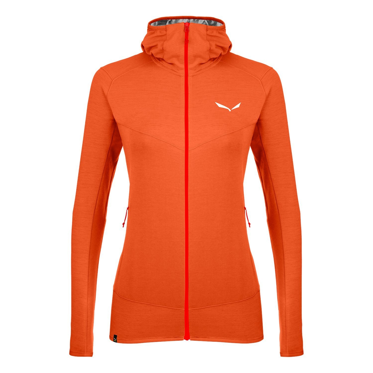 Női Salewa Light Micro Polarlite Full Zip Csuklyás Jacket Kapucnis Pulóver Narancssárga | 7618-BYMGO