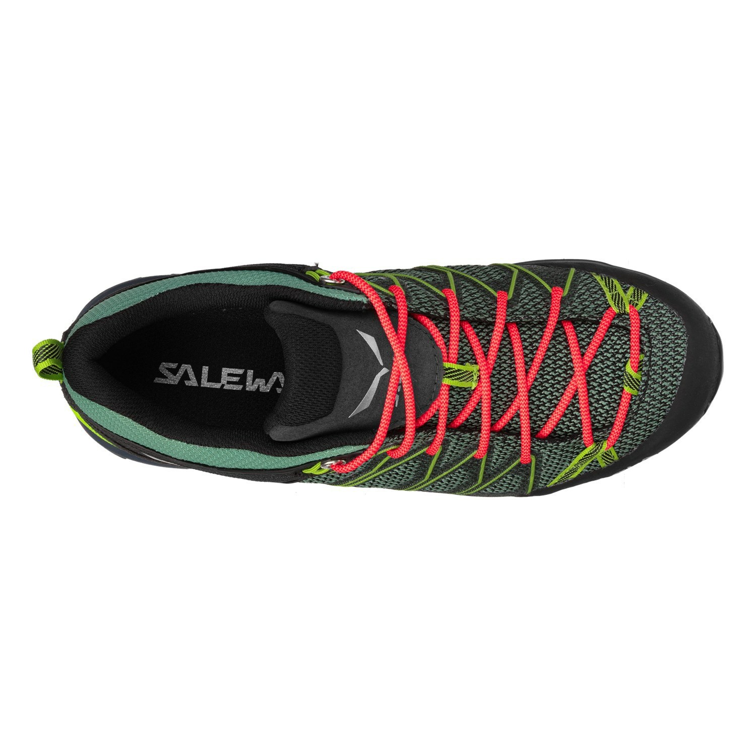 Női Salewa Mountain Trainer Lite GORE-TEX® Túrabakancs Fekete Zöld | 8534-YEFKV