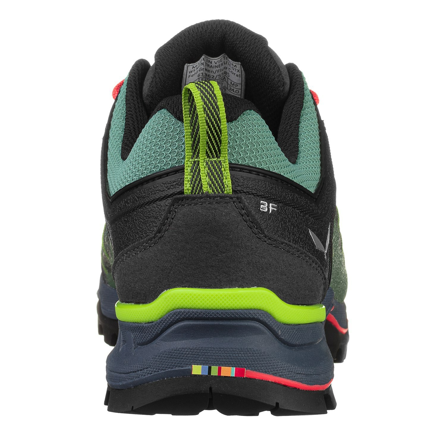 Női Salewa Mountain Trainer Lite GORE-TEX® Túrabakancs Fekete Zöld | 8534-YEFKV