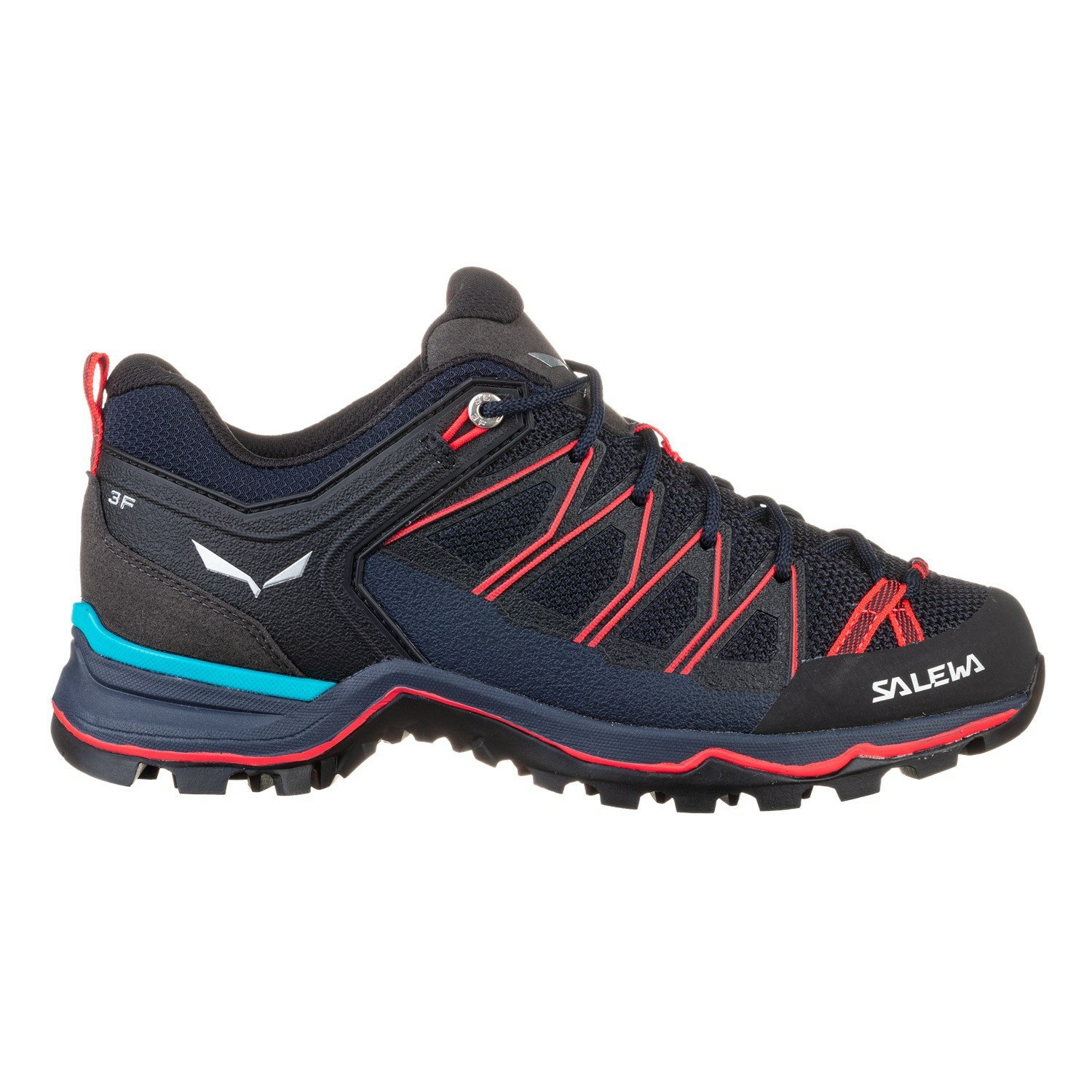 Női Salewa Mountain Trainer Lite Túrabakancs Fekete Sötétkék | 7061-SCMJK