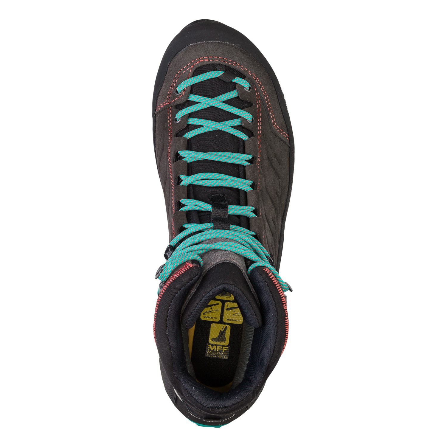 Női Salewa Mountain Trainer Mid GORE-TEX® Túrabakancs Fekete Kék | 3460-PDKSI