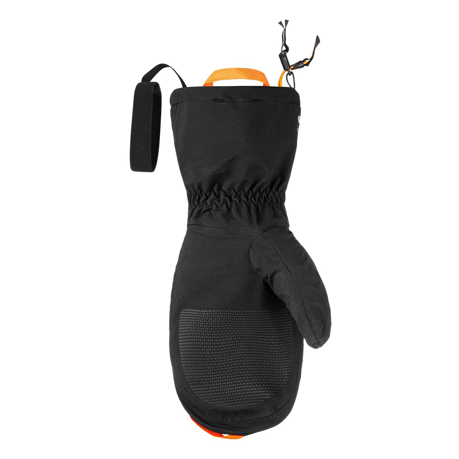 Női Salewa ORTLES POWERTEX 3L OVERMITTENS Kesztyű Fekete | 7925-HMVWK