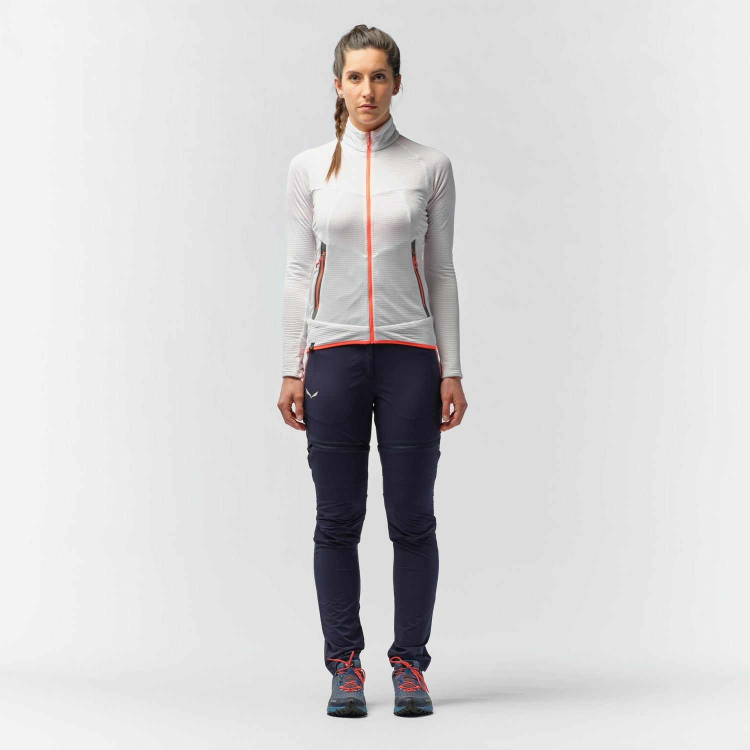 Női Salewa Pedroc Durastretch Zip-Off Softshell Nadrág Sötétkék | 3058-HJVUT