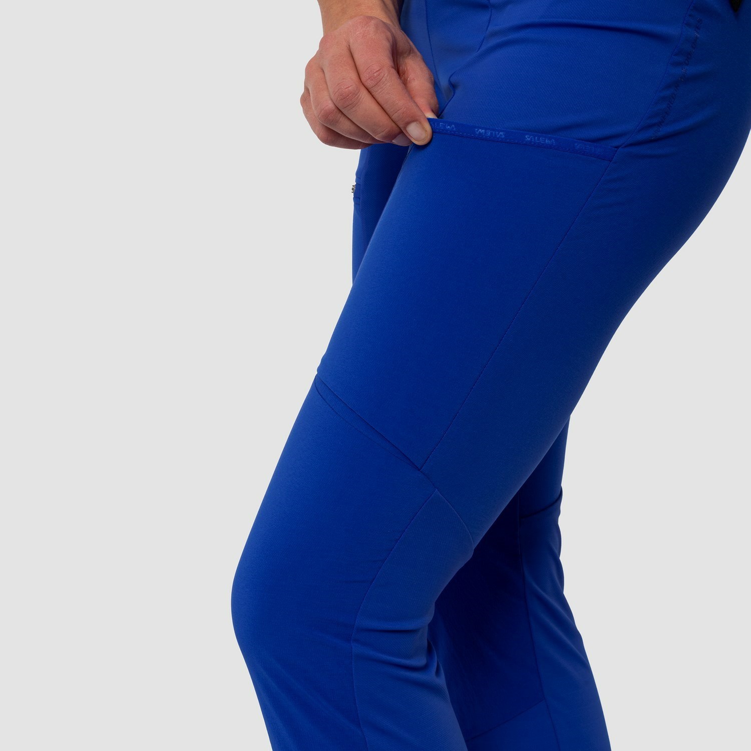 Női Salewa Puez Dry Responsive Cargo Tights Softshell Nadrág Kék | 3724-OCKBE