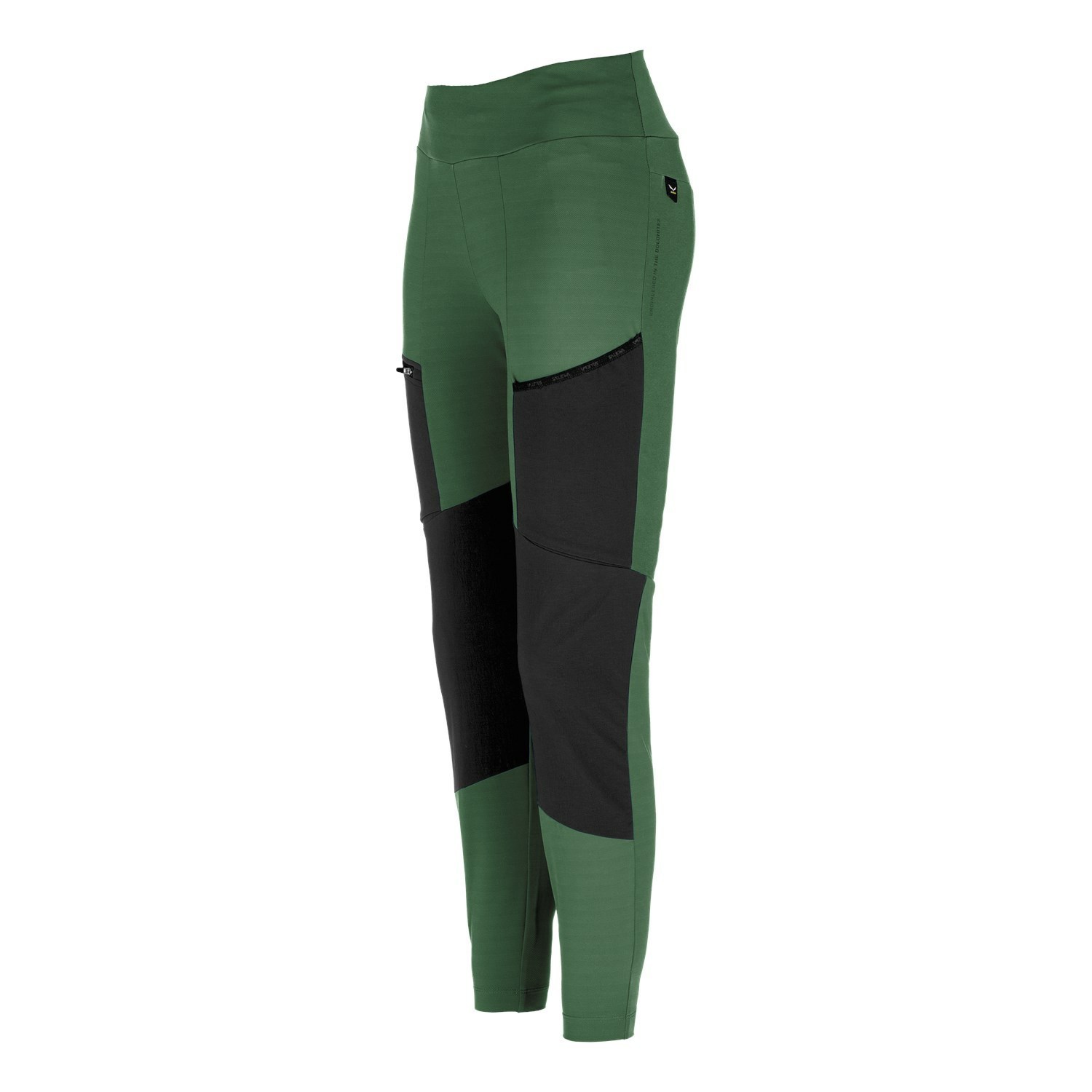 Női Salewa Puez Dry Responsive Cargo Tights Softshell Nadrág Zöld Fekete | 9061-SROTE