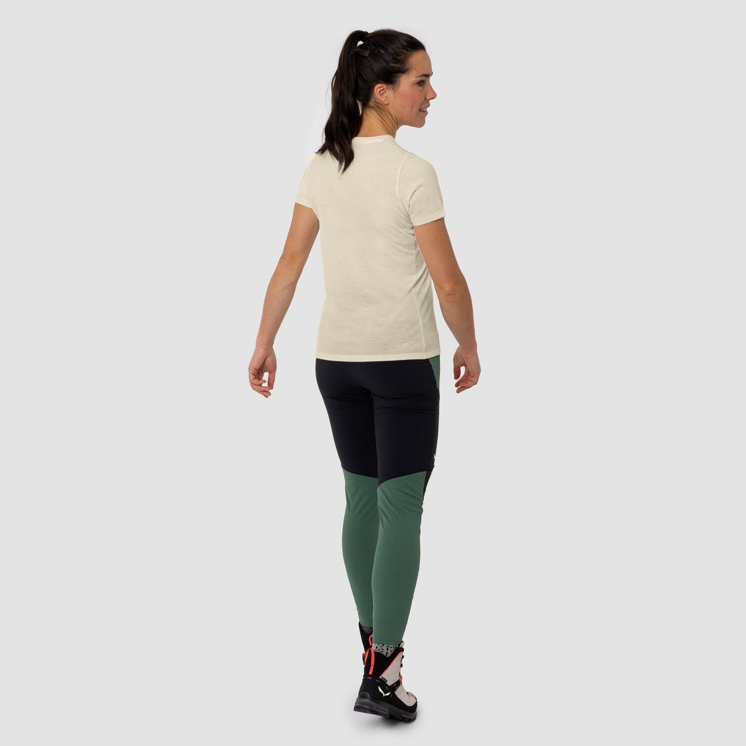 Női Salewa Puez Dry Responsive Cargo Tights Softshell Nadrág Zöld Fekete | 9061-SROTE