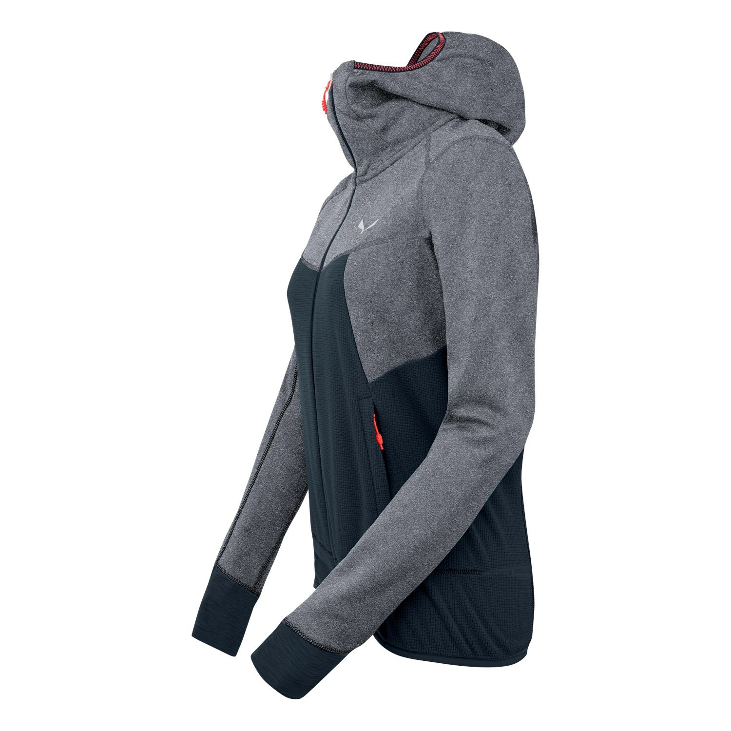 Női Salewa Puez Hibrid Polarlite Csuklyás Jacket Kapucnis Pulóver Szürke | 5921-LZXBV