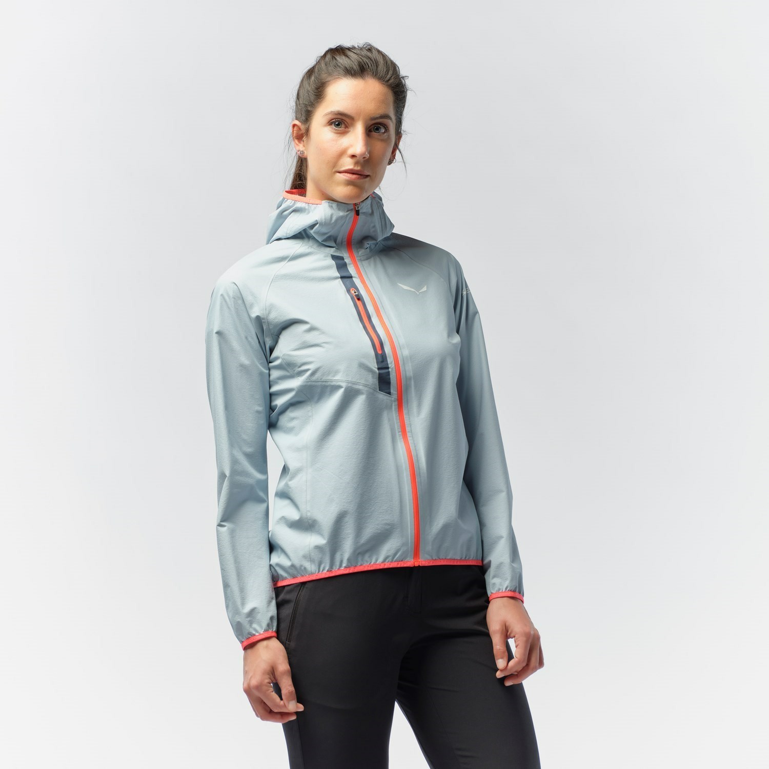 Női Salewa Puez Light Powertex Hardshell Kabát Kék | 1089-PKQFM