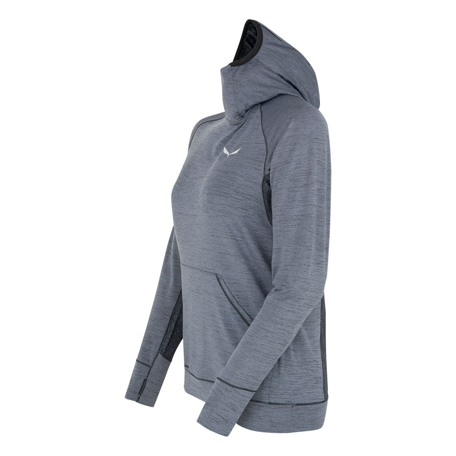 Női Salewa Puez Melange Dry Hoody Kapucnis Pulóver Szürke | 9861-KCBTF